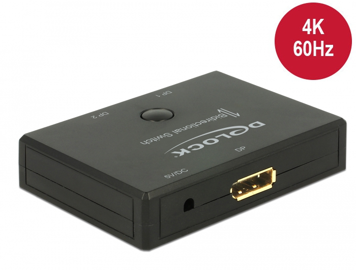Delock Displayport 2 - 1 Switch bidirectional