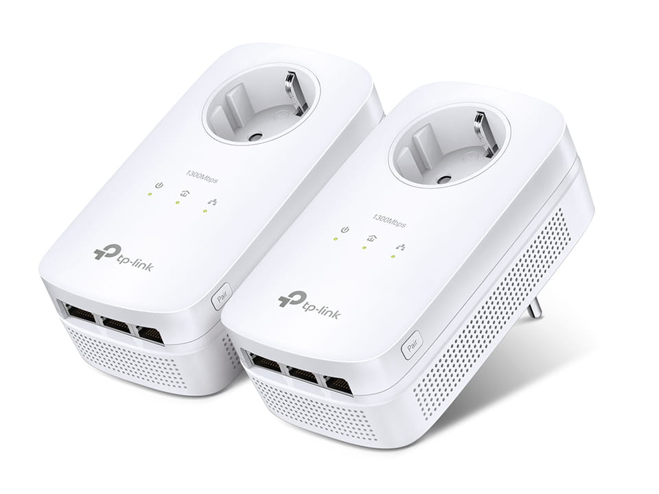 TP-LINK TL-PA8030P KIT - Starter Kit - Powerline Adapter 1GbE, HomePlug AV (HPAV)