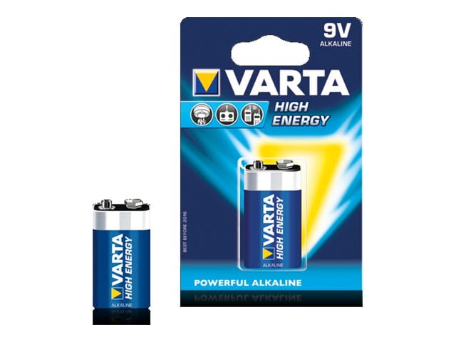 Varta High Energy 04922 - Batterie 9V - Alkalisch