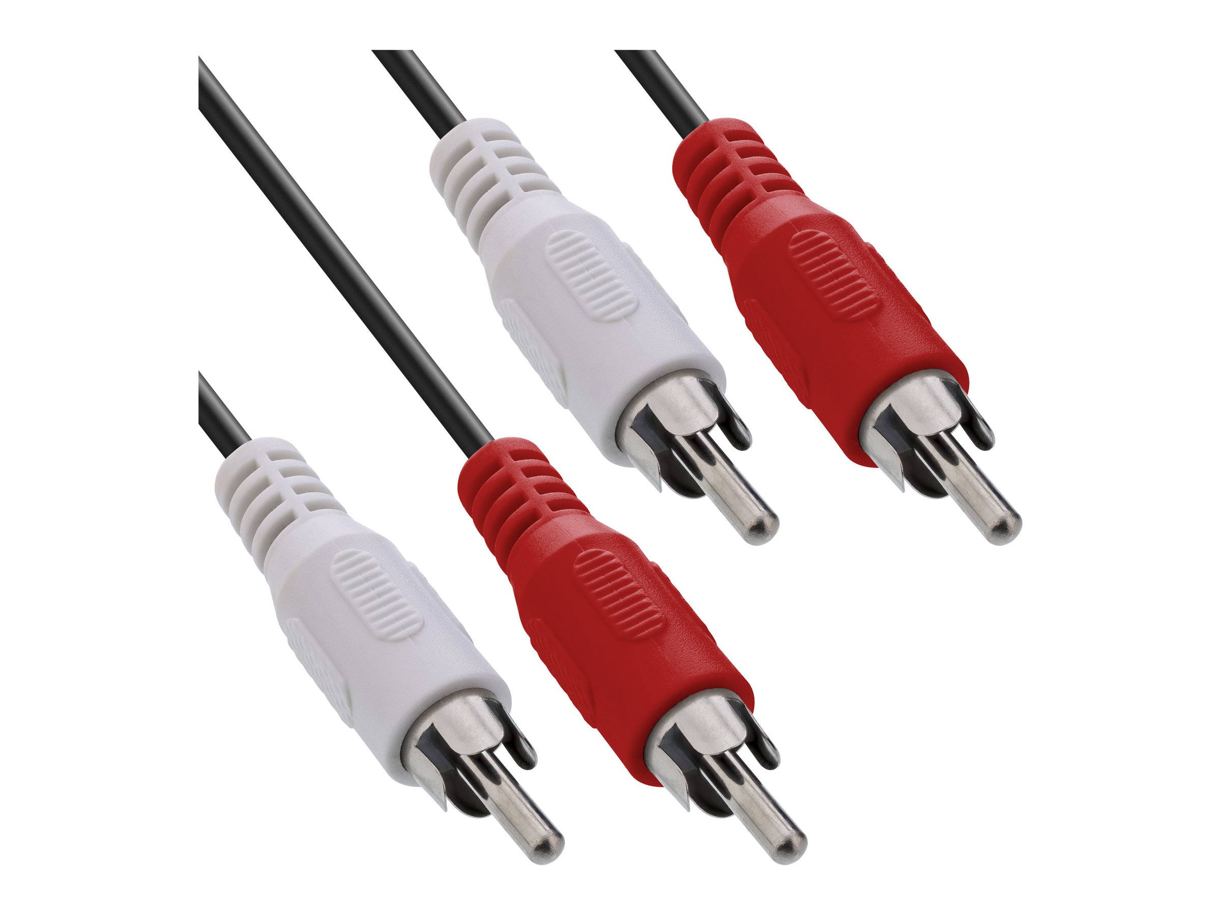 InLine Cinch Kabel - 2x Cinch - Stecker / Stecker - 1m