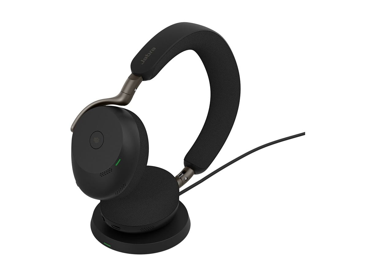 Jabra Evolve3 75 MS USB-A Link390a Stereo Wireless Charging Pad