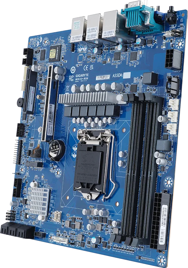 Gigabyte MX33-BS0 - 1.X - Motherboard - micro