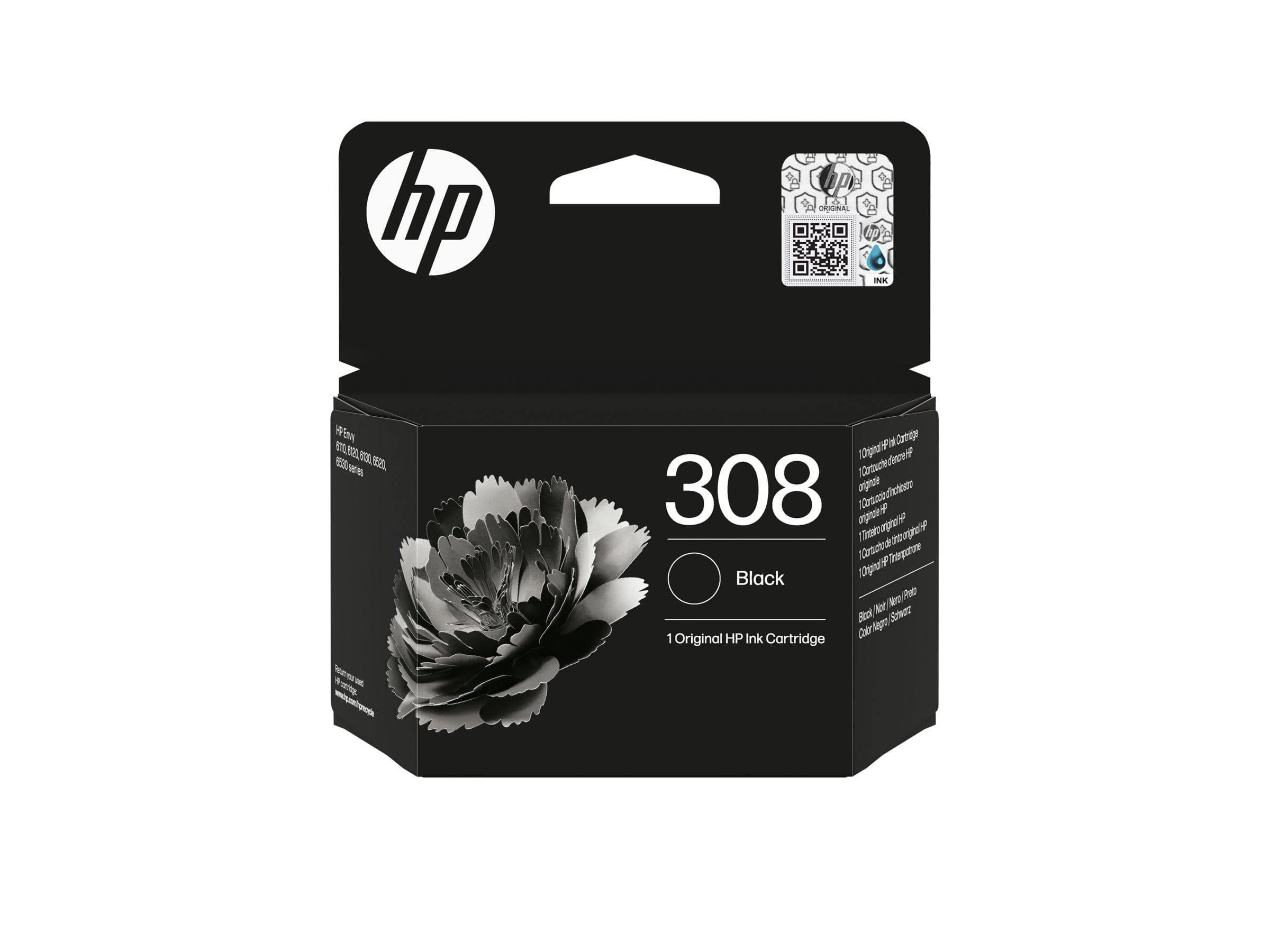 HP 308 - Schwarz - original - Box - Tintenpatrone