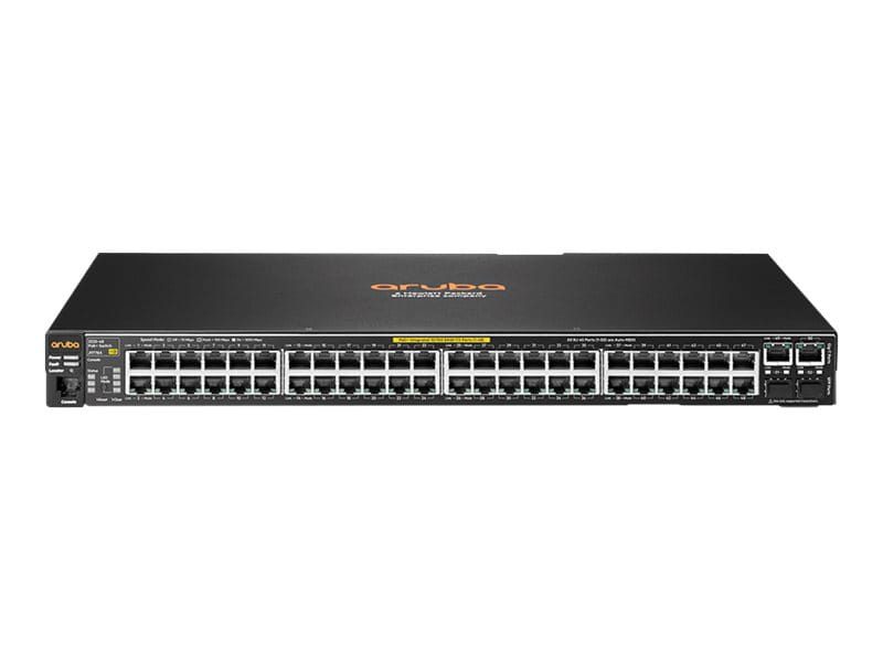 HPE Aruba Networking 2530-48-PoE+ - Switch - managed - 48 x 10/100 + 2 x Kombi-Gigabit-SFP + 2 x 10/100/1000