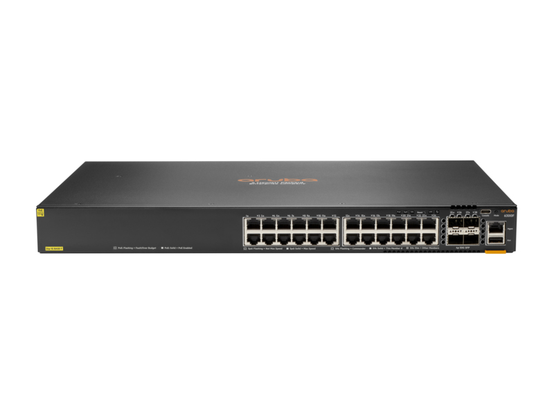 HPE Aruba Networking 6300F - Switch - L3 - managed - 24 x 10/100/1000 (PoE+)