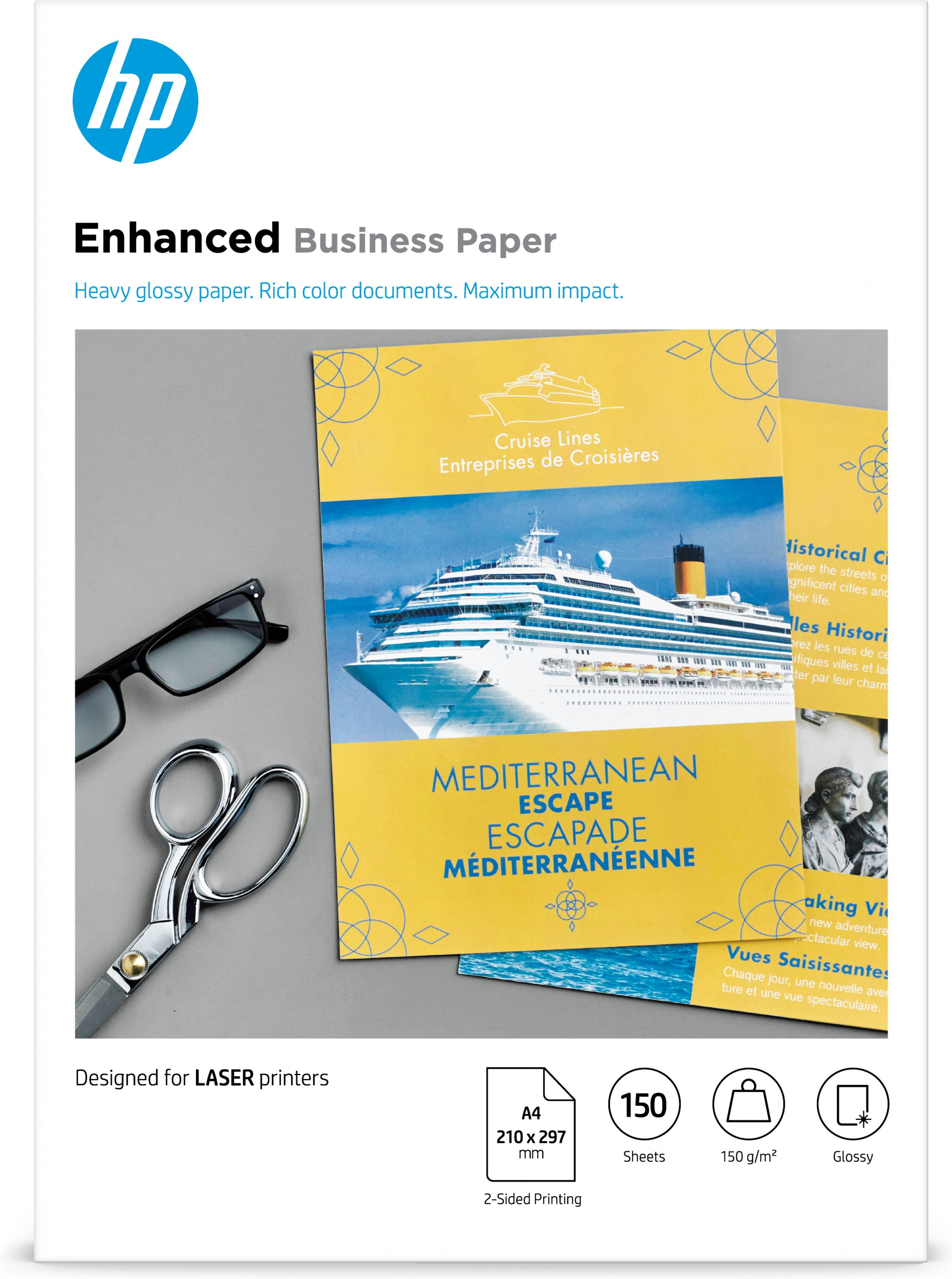 HP Professional Glossy Paper - Glänzend - A4 (210 x 297 mm)