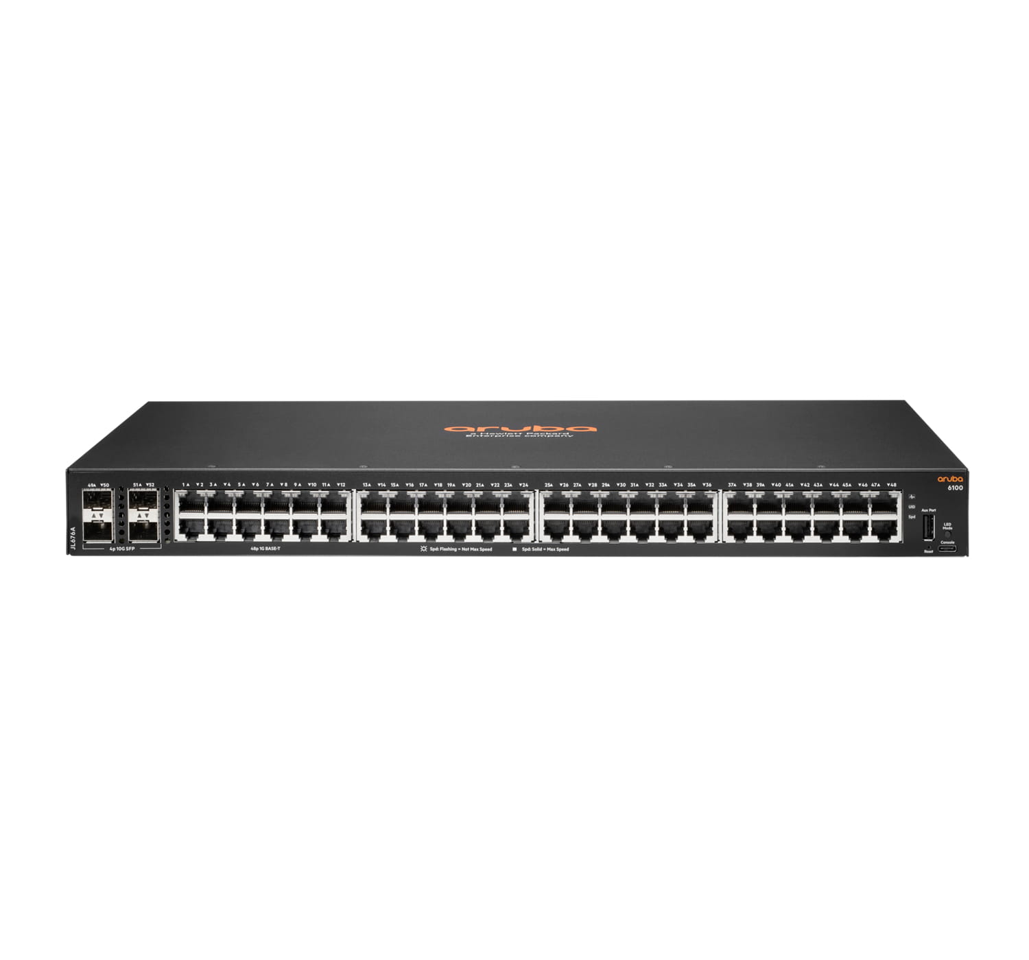 HPE Aruba Networking 6100 48G 4SFP+ Switch - Switch - managed