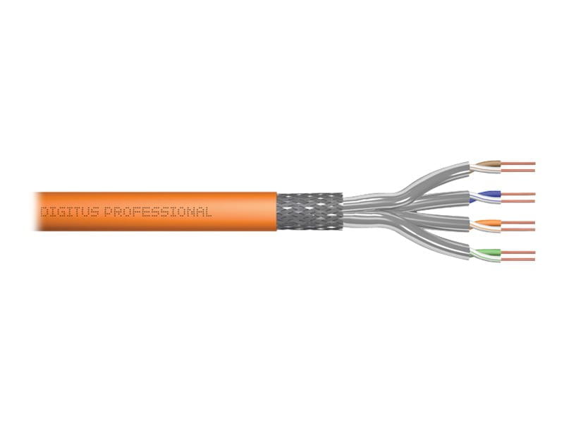 DIGITUS CAT 7 S/FTP Datenkabel - Verlegekabel, 100 m, Duplex, Dca-s2, d1, a1
