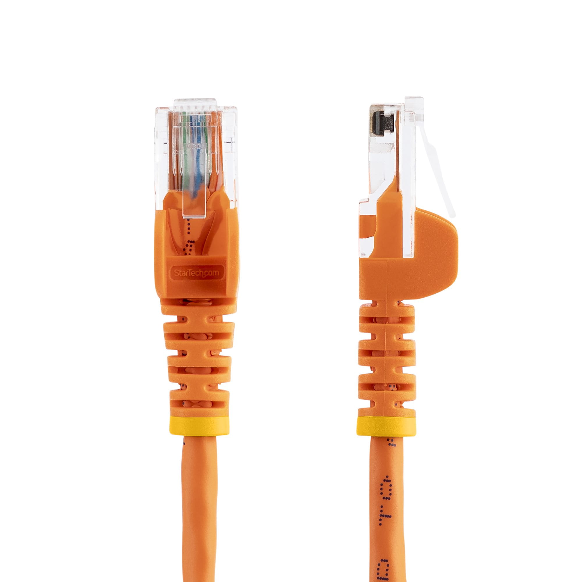 StarTech.com CAT5e Cable - 10 m Orange Ethernet Cable - Snagless - CAT5e Patch Cord - CAT5e UTP Cable - RJ45 Network Cable - Patch-Kabel - RJ-45 (M)