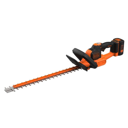 Black & Decker BCHTS3625L1, 55 cm, Doppelte Klinge, Schwarz, Orange, 2,2 cm, 2,5 m/s², 77 dB