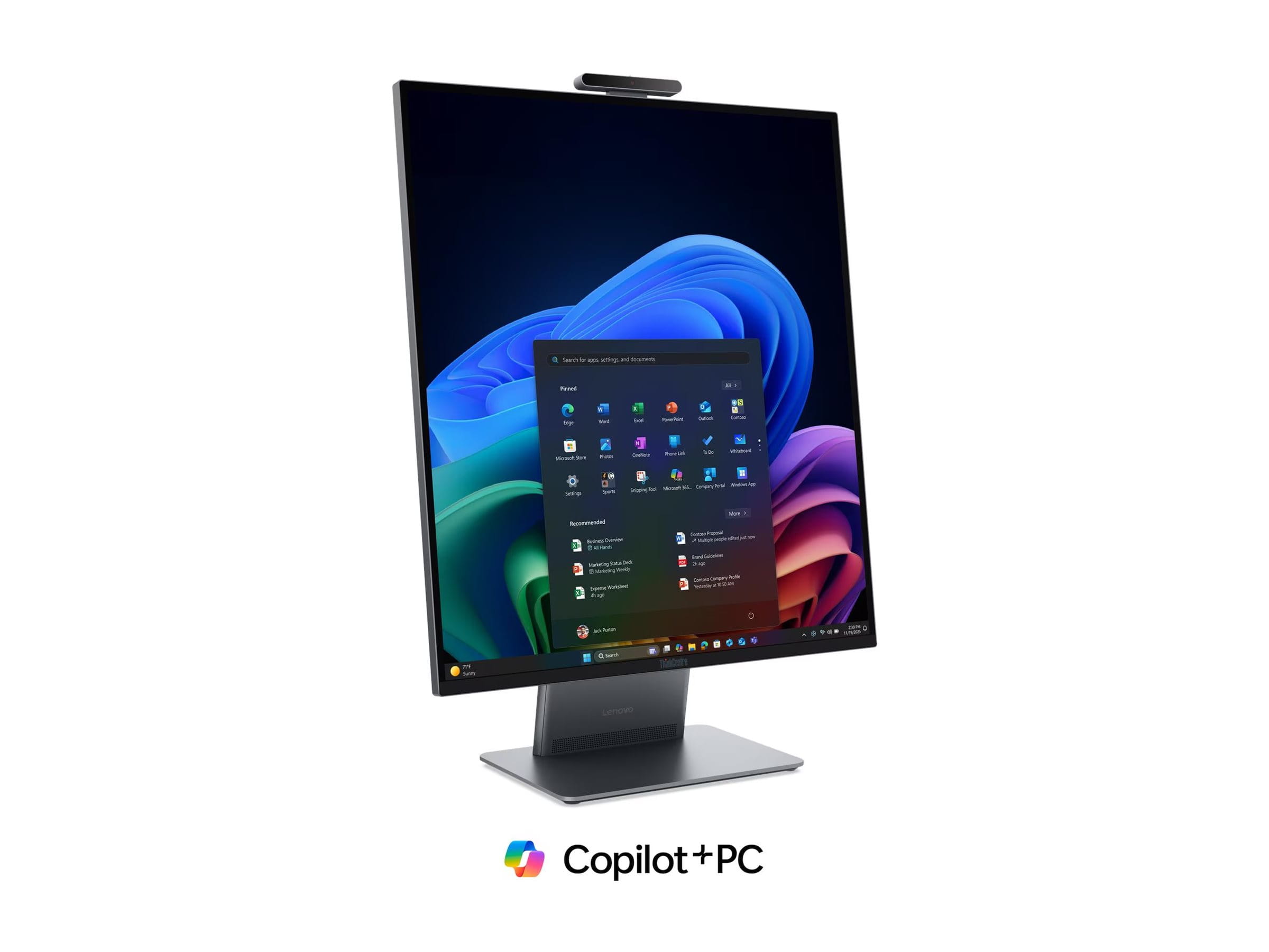 Lenovo ThinkCentre X 13H4 - All-in-One - mit voll funktionsfähigem Monitorständer - Core Ultra X7 368H / 2 GHz - vPro Enterprise - RAM 32 GB - SSD 512 GB - NVMe, - Arc B390 - Wi-Fi 6, Wi-Fi 7, Bluetooth - WLAN: 8