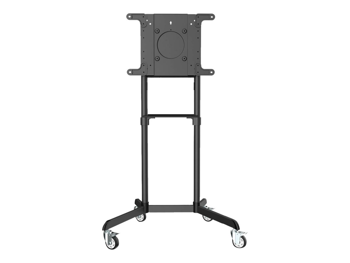 Tripp Eaton Tripp Lite Series Rolling TV/Monitor Cart for 37" to 70" Flat-Screen Displays, Rotating Portrait/Landscape Mount - Aufstellung - Voll beweglich - für TV / Bildschirm - Stahl - Schwarz - Bildschirmgröße: 94-177.8 cm (37"-70")