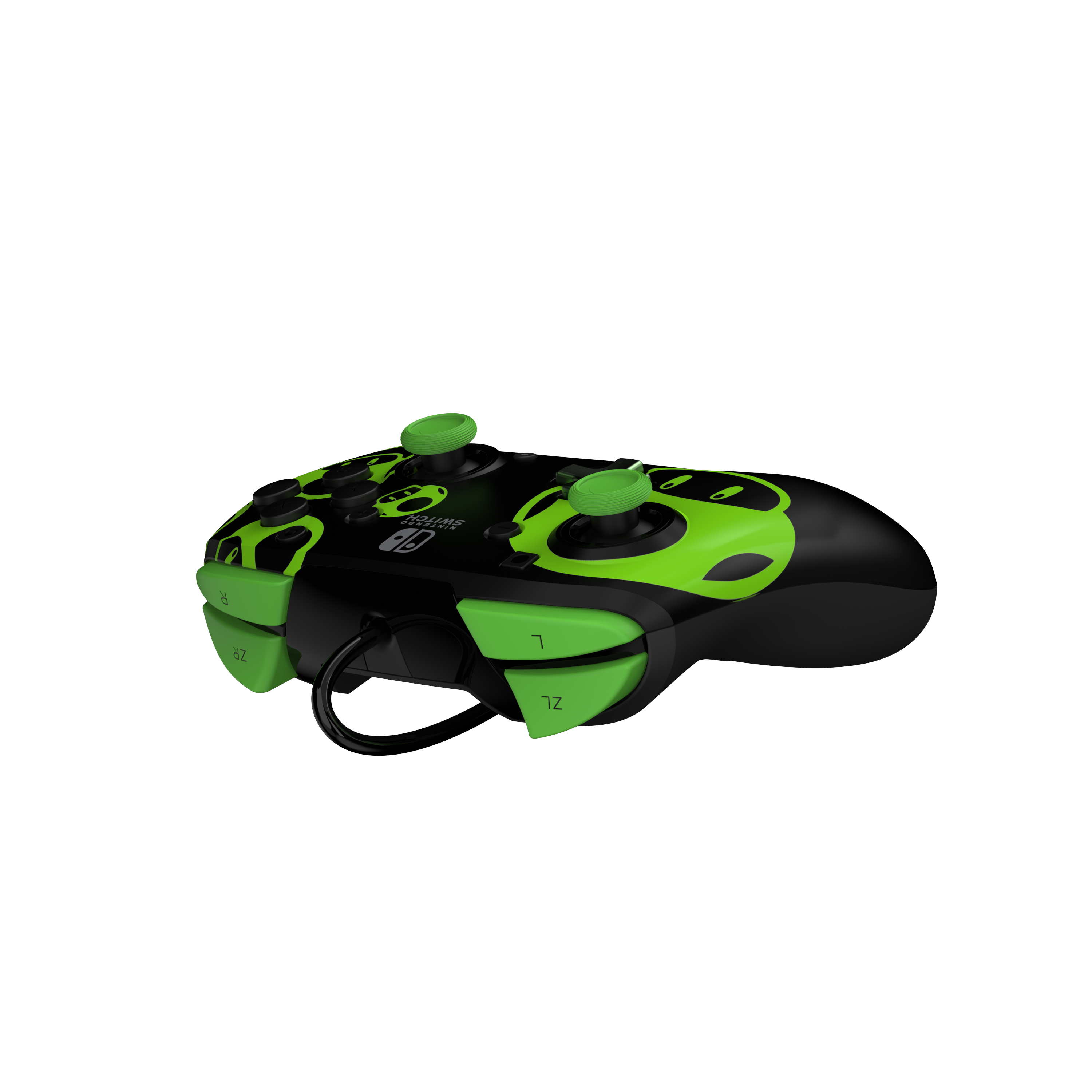 PDP REMATCH: 1-Up Glow in the Dark, Gamepad, Nintendo Switch, Nintendo Switch OLED, D-Pad, Home button, Analog / Digital, Kabelgebunden, USB