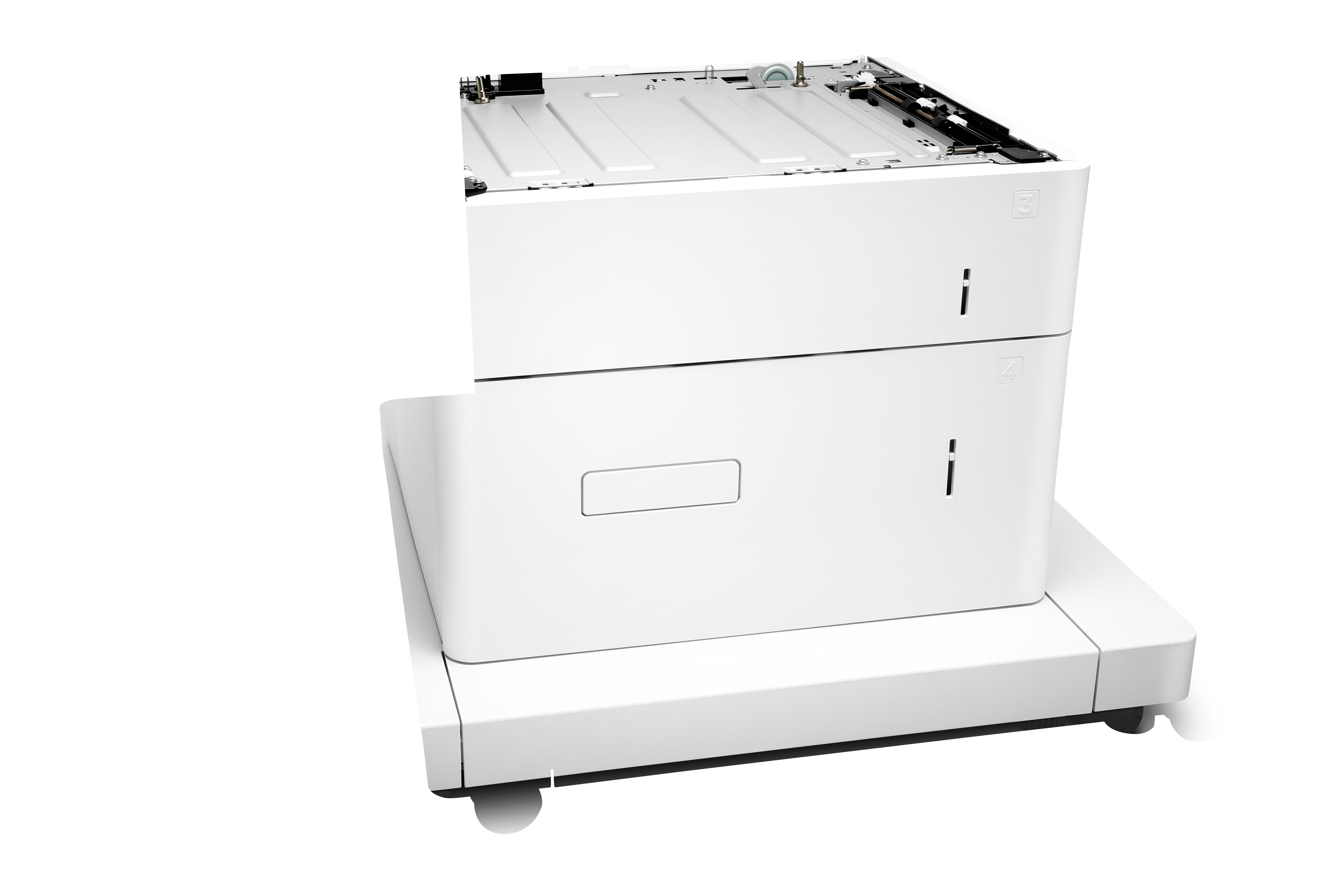 HP Papiereinzug und Ständer - Druckerbasis mit Medienzuführung - 2550 Blätter in 2 Schubladen (Trays)