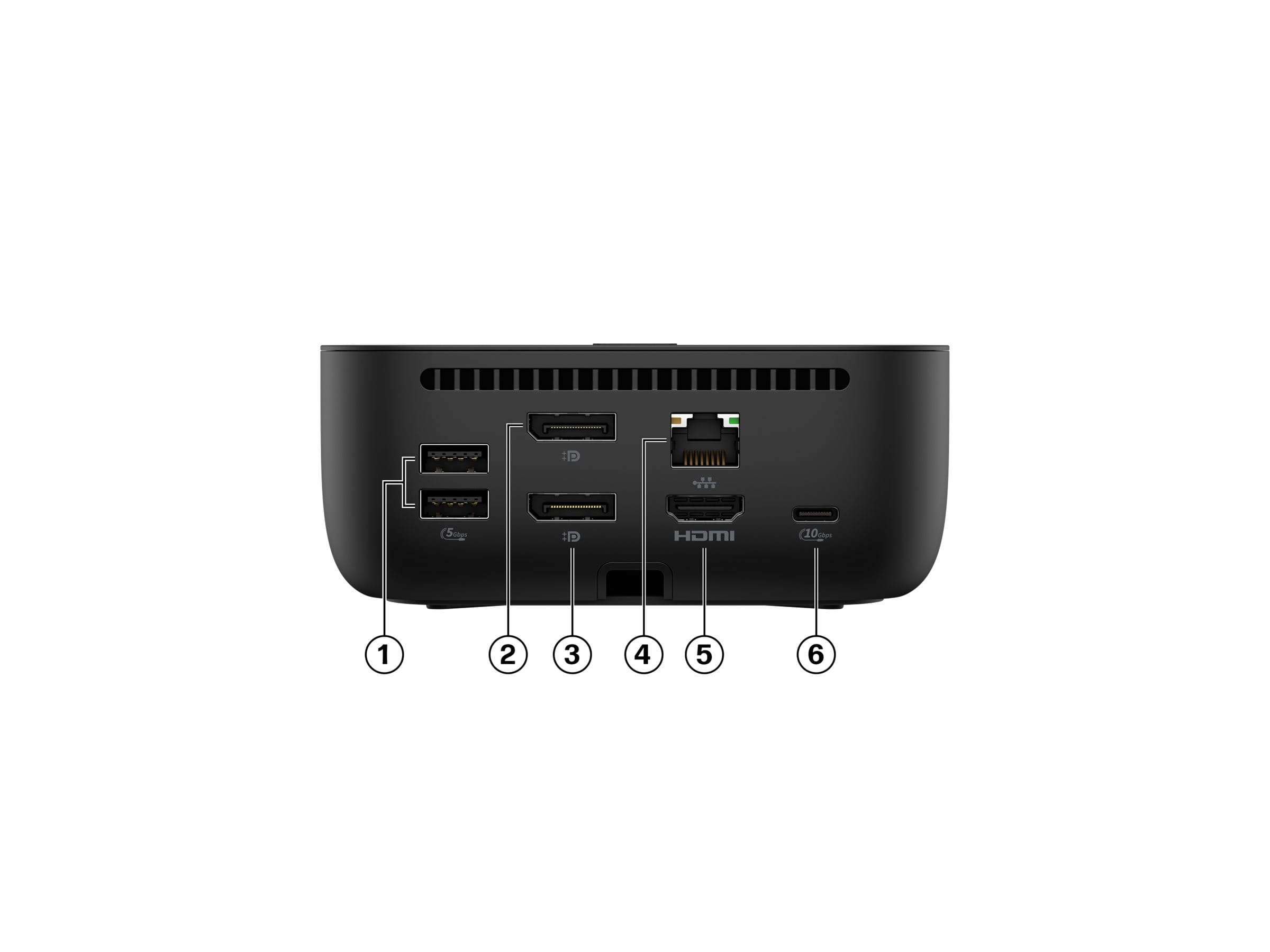 HP USB-C 100W G6 Dock - Dockingstation - für