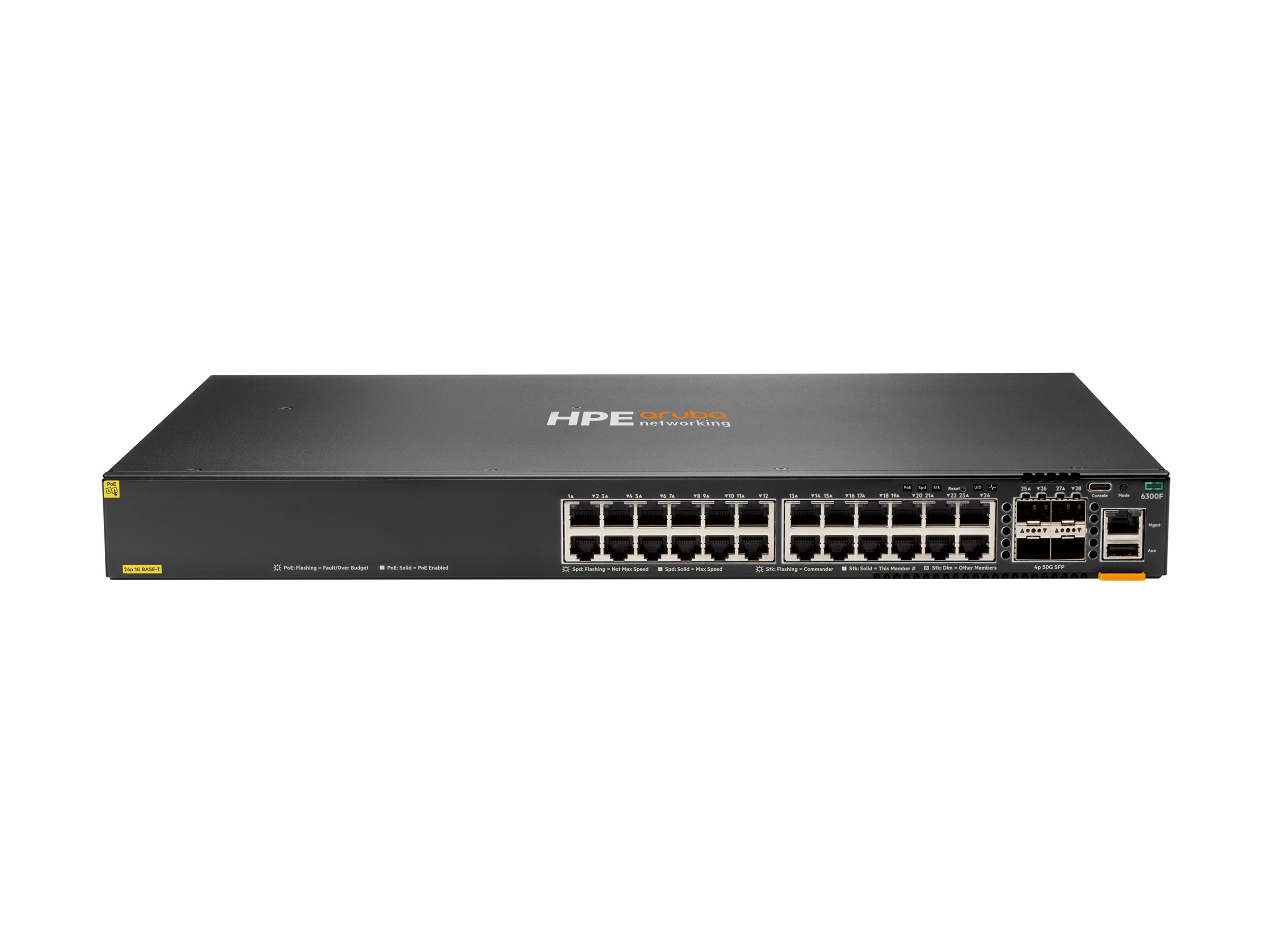 HPE Aruba Networking 6300F - Switch - L3 - managed - 24 x 10/100/1000 (PoE+)