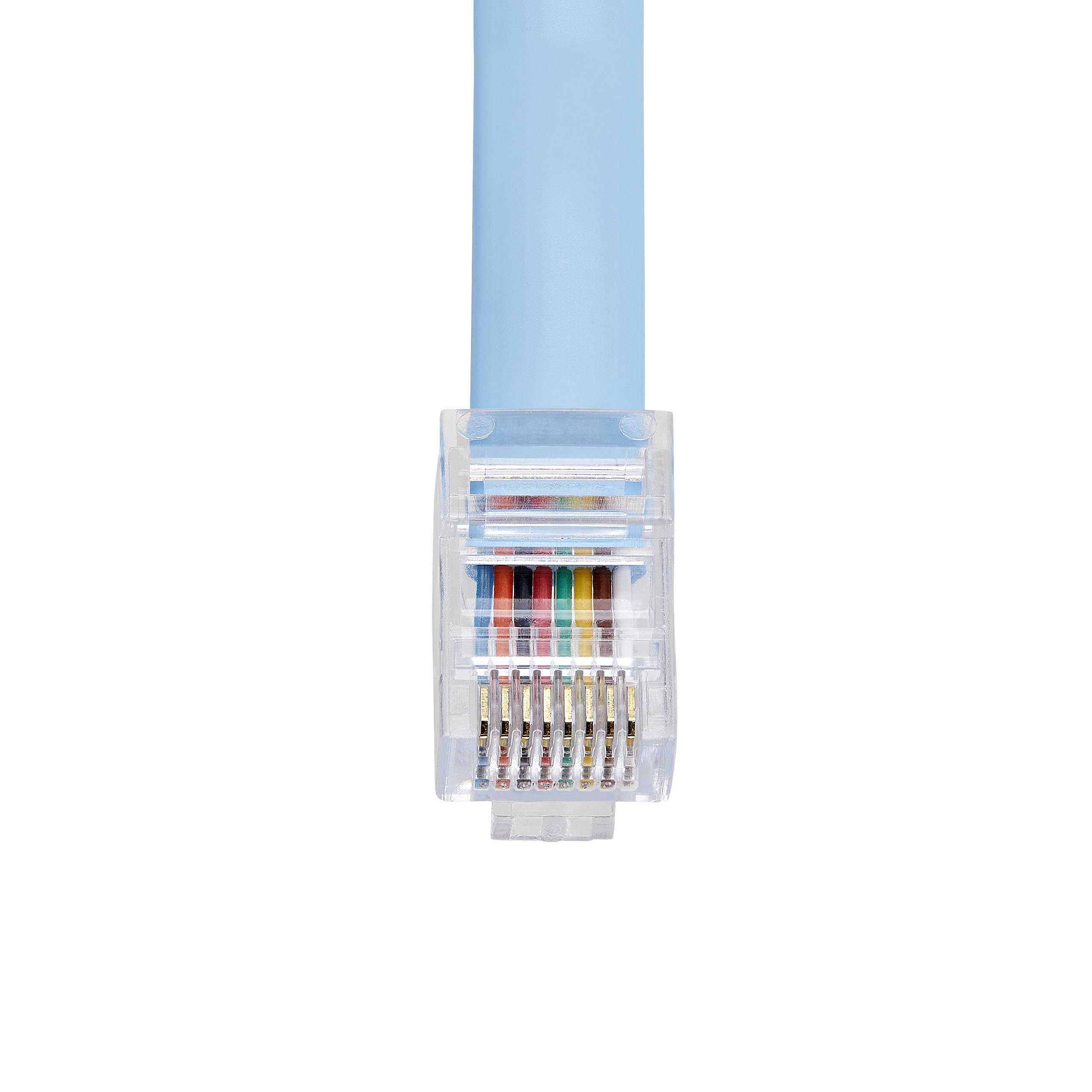 StarTech.com 1,8m Cisco Konsolen Rollover-Kabel – RJ45 Ethernet Stecker/Stecker - Netzwerkkabel - RJ-45 (M)