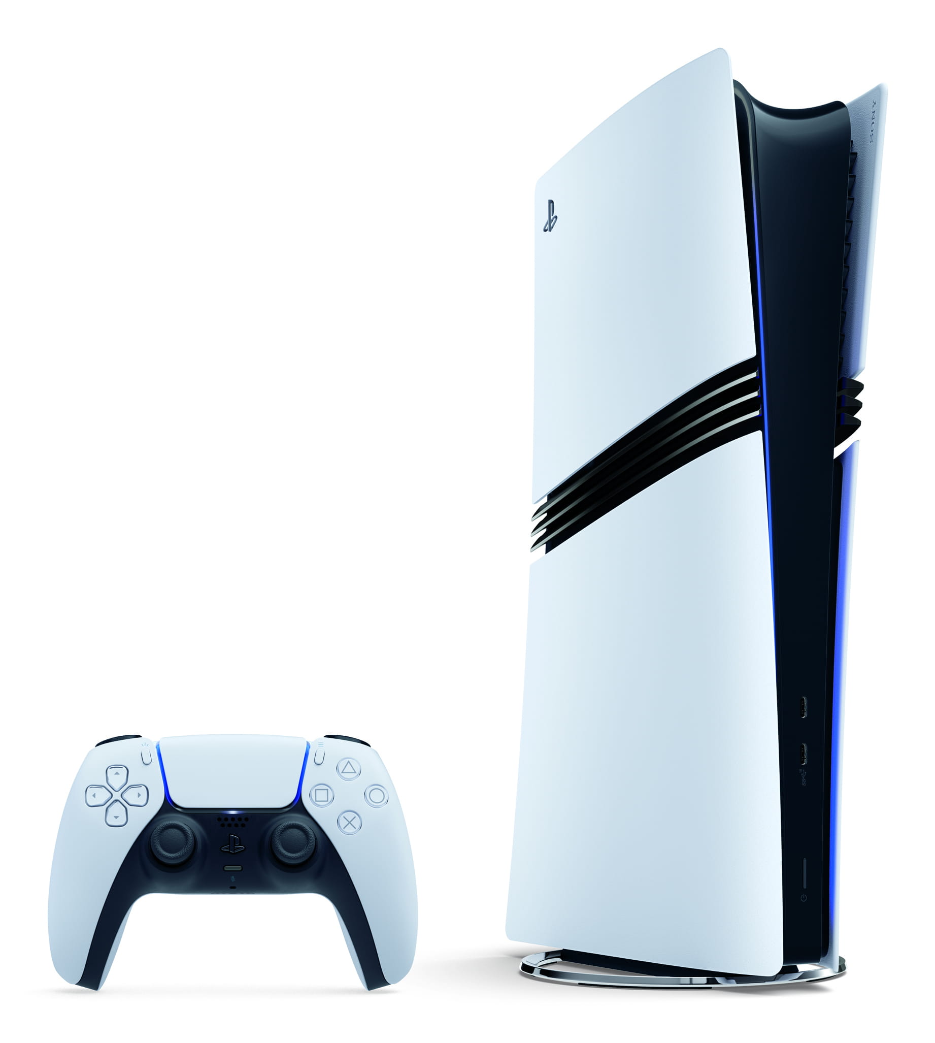 Sony Interactive Entertainment PlayStation 5 Pro, PlayStation 5 Pro, Schwarz, Weiß, 120 Hz, SSD, 2 TB, 10,100,1000 Mbit/s