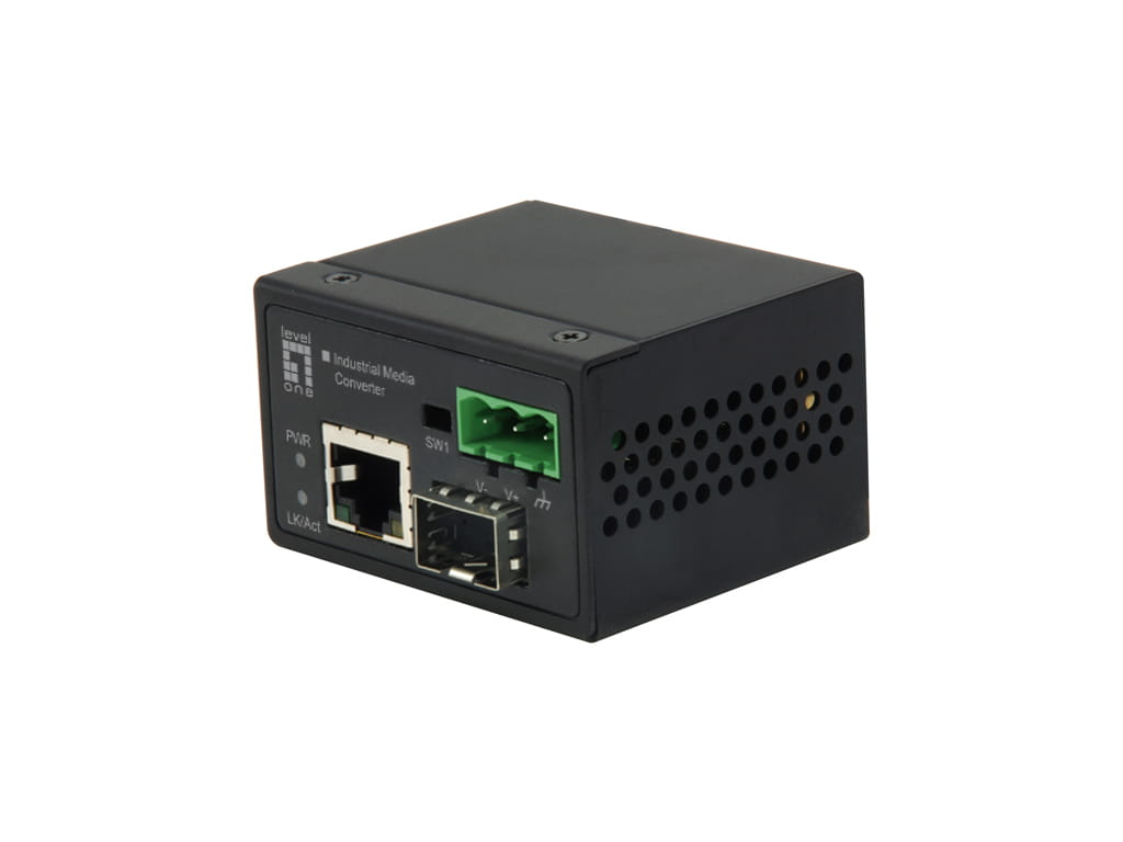 LevelOne IEC-4000 - Medienkonverter - 100Mb LAN - 10Base-T, 100Base-X, 100Base-TX - RJ-45 / SFP (mini-GBIC)