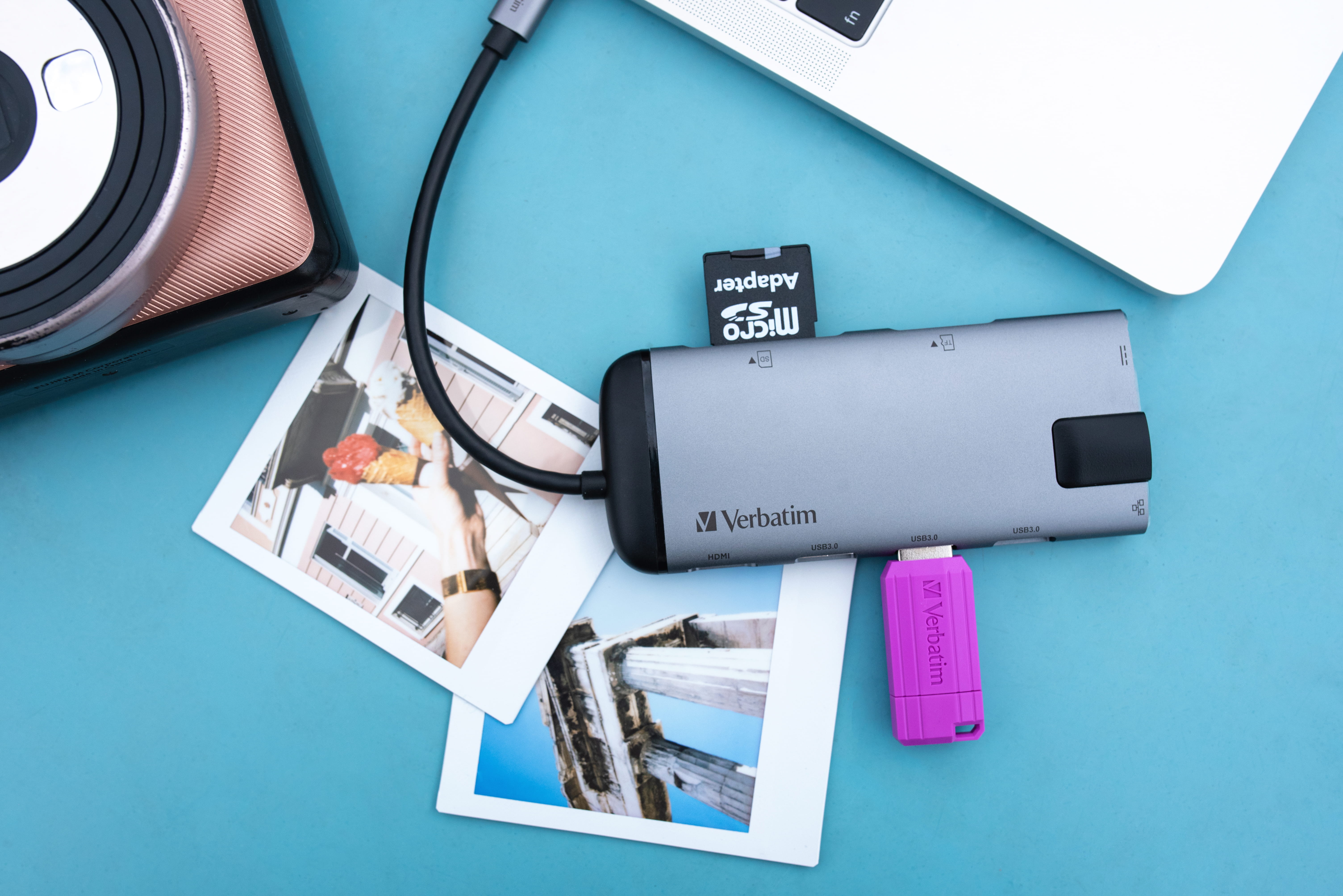 Verbatim PRO U3 - Flash-Speicherkarte (microSDXC-an-SD-Adapter