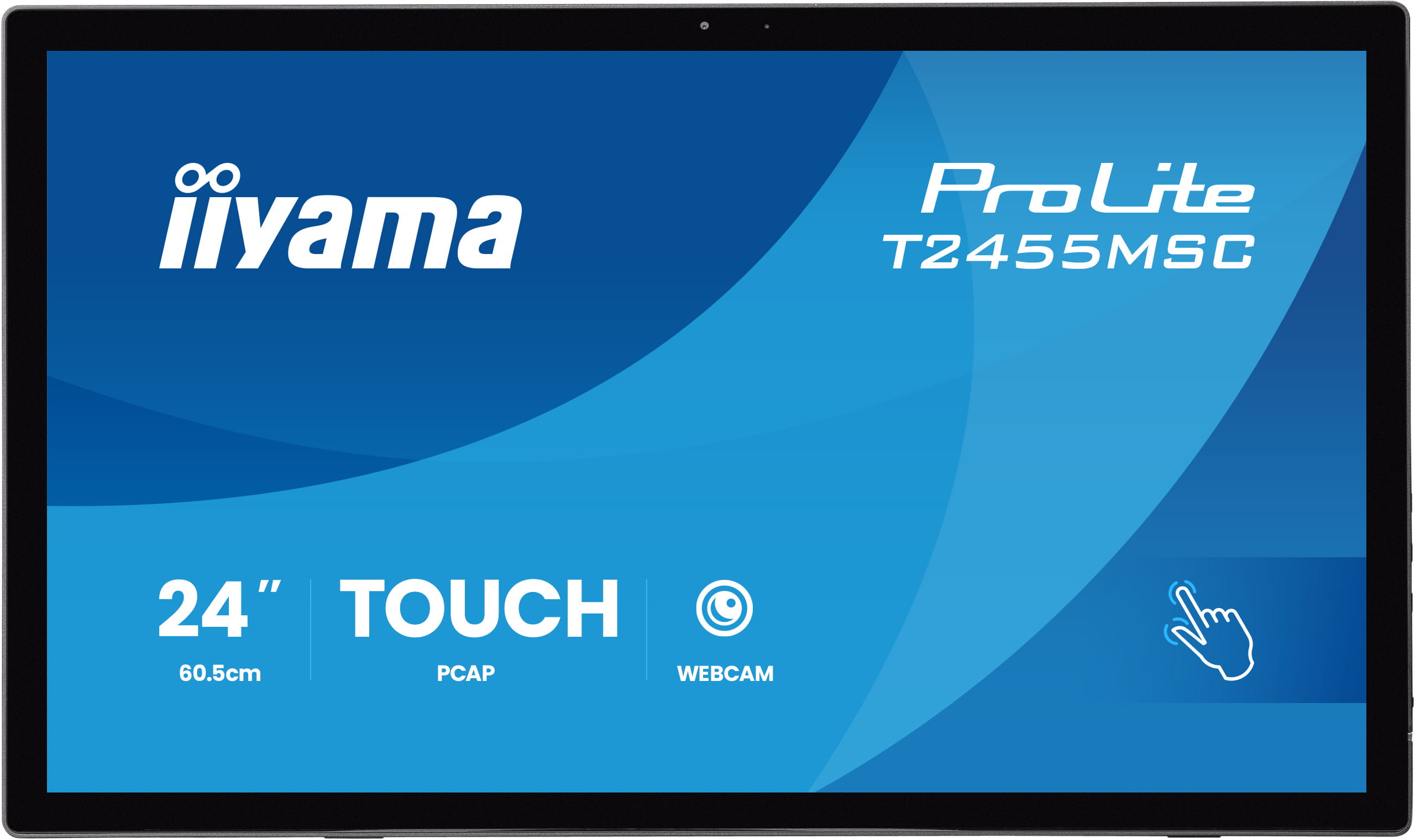 Iiyama ProLite T2455MSC-B2 - LCD-Monitor - 61 cm (24")