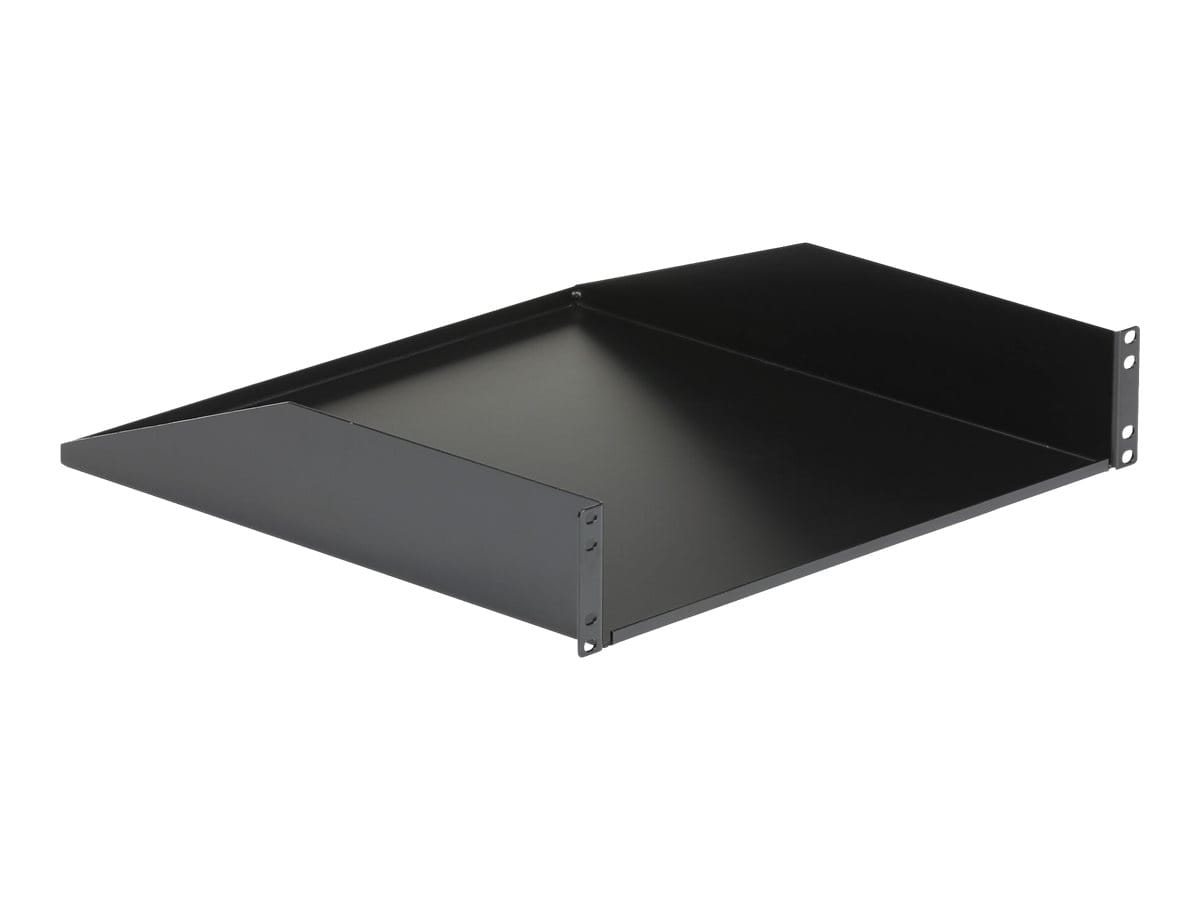 StarTech.com 2 HE 19 Fest montierbarer Schwerlast Fachboden für Server Rack/ Schrank bis 56 Kg - Fachboden für Serverschrank 45cm Tief - Rack - Regal - Schwarz - 2U - 48.3 cm (19") StarTech.com 2 HE 19 Fest montierbarer Schwerlast Fachboden für Server Rack/ Schrank bis 56 Kg - Fachboden für Serverschrank 45cm Tief - Rack - Regal - Schwarz - 2U - 48.3 cm (19")