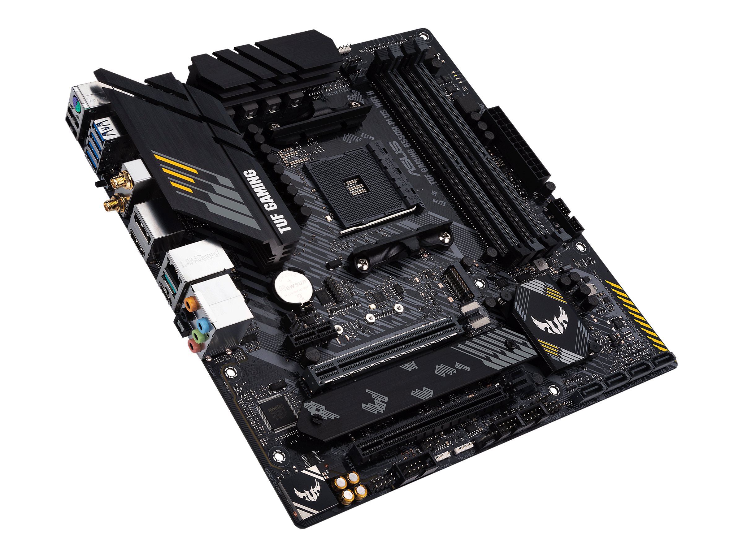 ASUS TUF GAMING B550M-PLUS WIFI II - Motherboard - micro ATX - Socket AM4 - AMD B550 Chipsatz - USB-C Gen2, USB 3.2 Gen 1, USB 3.2 Gen 2 - 2.5 Gigabit LAN, Wi-Fi 6, Bluetooth - Onboard-Grafik (CPU erforderlich)