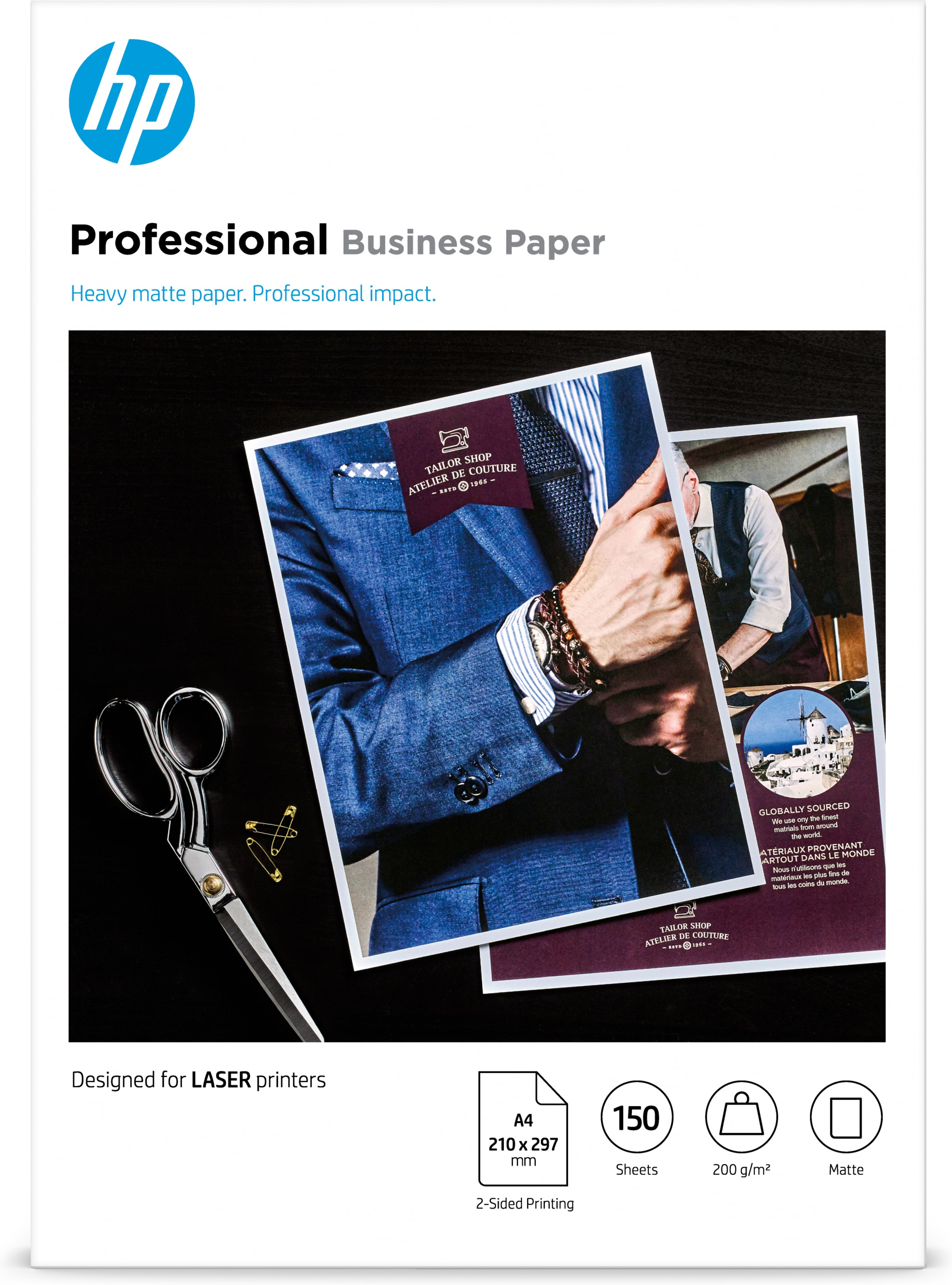 HP Professional - Matt - A4 (210 x 297 mm) - 200 g/m²