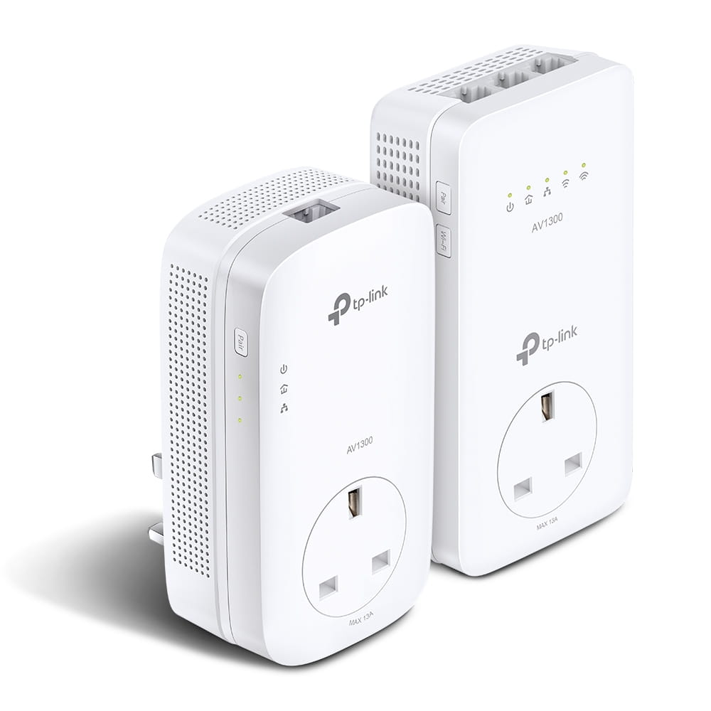 TP-LINK TL-WPA8631P KIT V4 - Wi-Fi Kit - Powerline-Adapter-Kit 1GbE, HomePlug AV (HPAV)