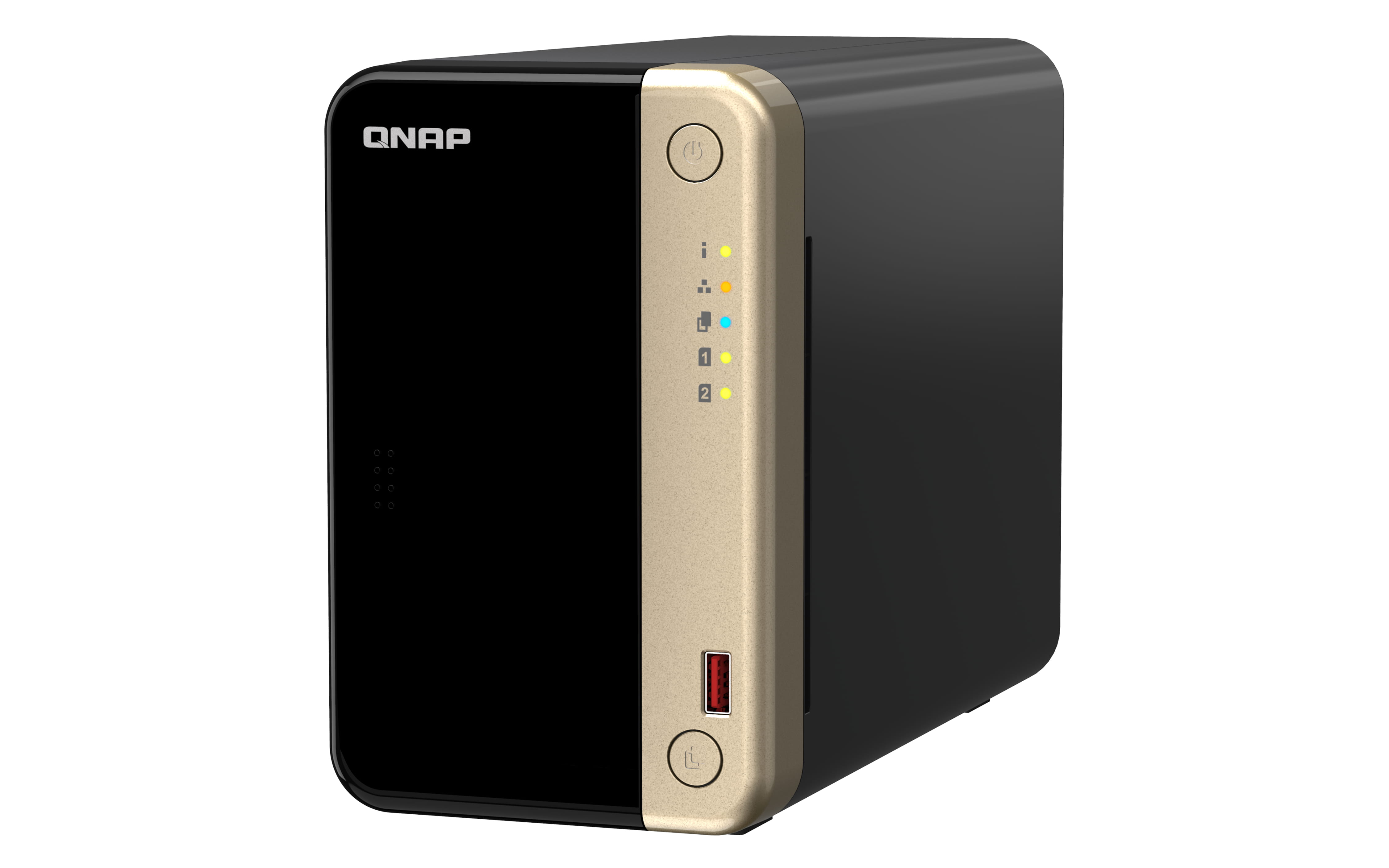 QNAP TS-264, NAS, Tower, Intel® Celeron®, N5095, 8 GB, 16 TB