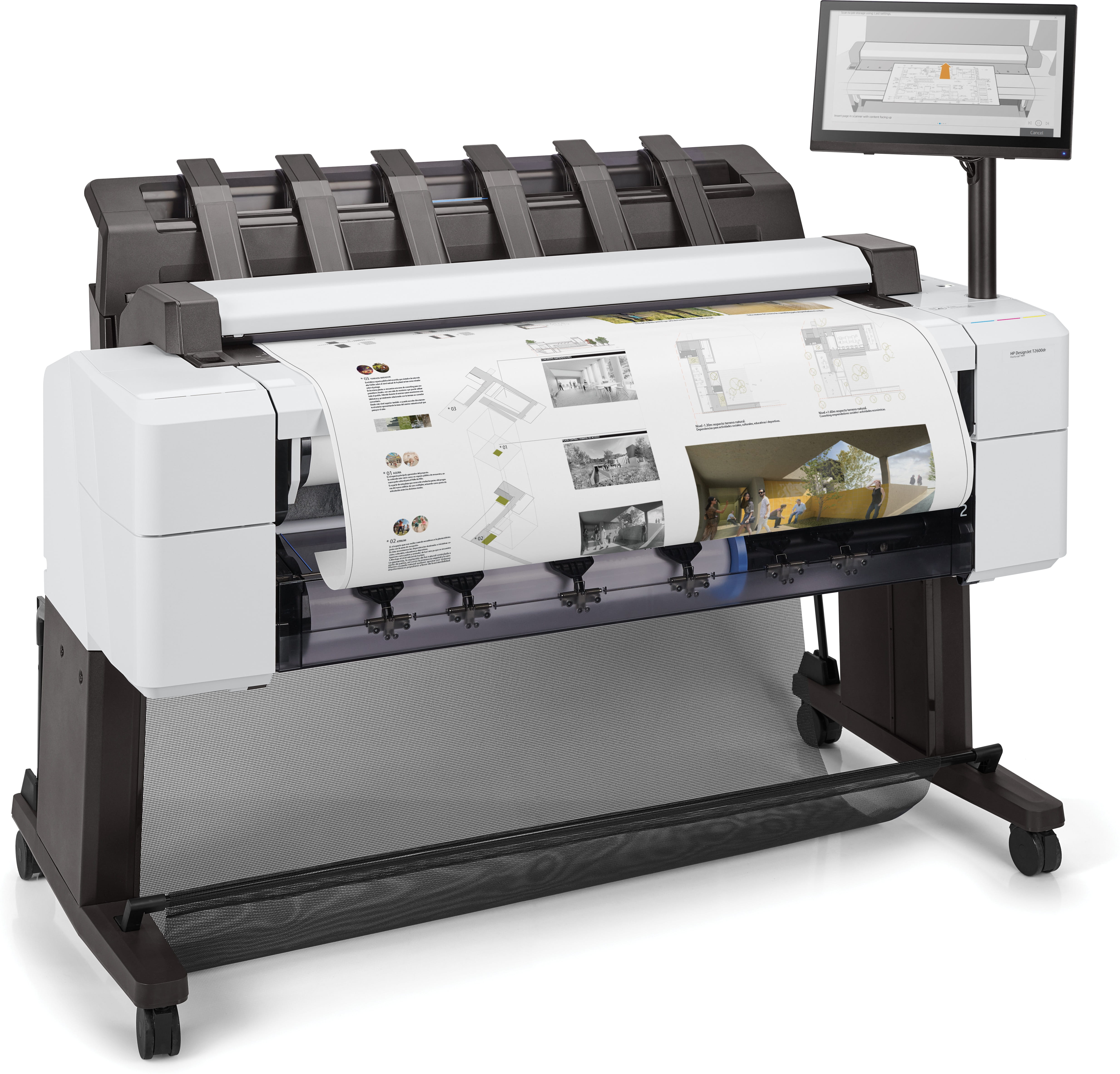 HP DesignJet T2600 PostScript - 914 mm (36") Multifunktionsdrucker - Farbe - Tintenstrahl - 914 x 8000 mm, 610 x 15000 mm (Original) HP DesignJet T2600 PostScript - 914 mm (36") Multifunktionsdrucker - Farbe - Tintenstrahl - 914 x 8000 mm, 610 x 15000 mm (Original)