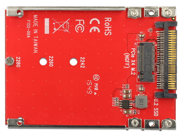 Delock Laufwerksschachtadapter - 2.5" to M.2 (6.4 cm to M.2)