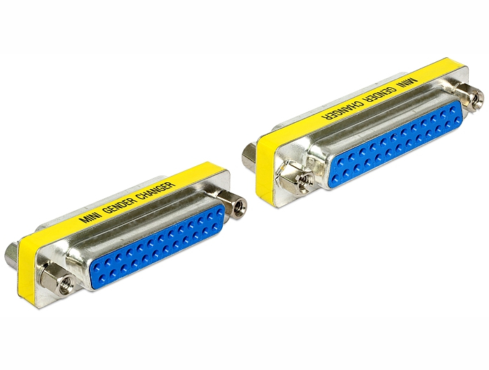 Delock Adapter Sub-D - Serieller / paralleler Gender Changer - DB-25 (W)