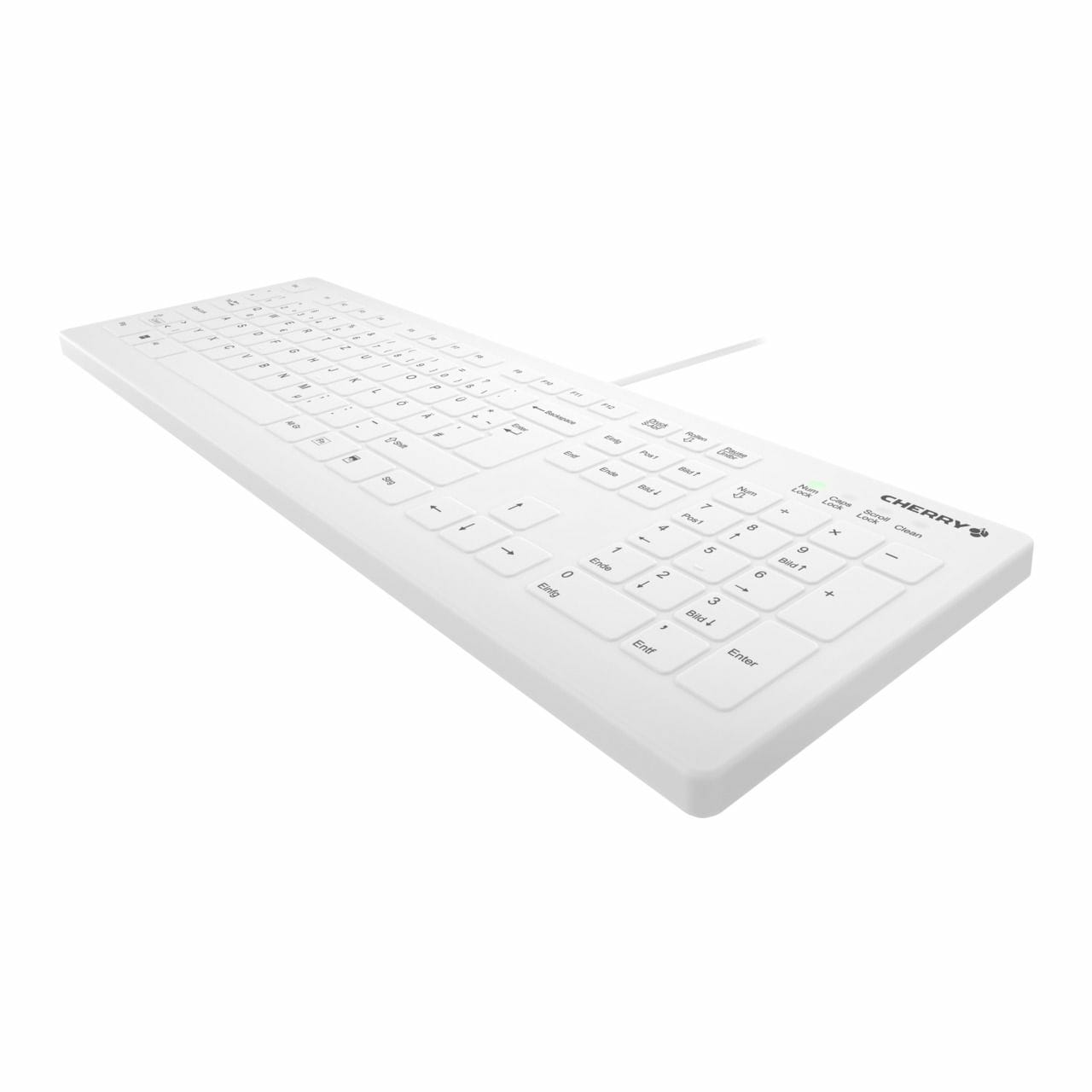 Cherry Active Key AK-C8112 - Tastatur - Wischdesinfektion, flaches Tastenprofil