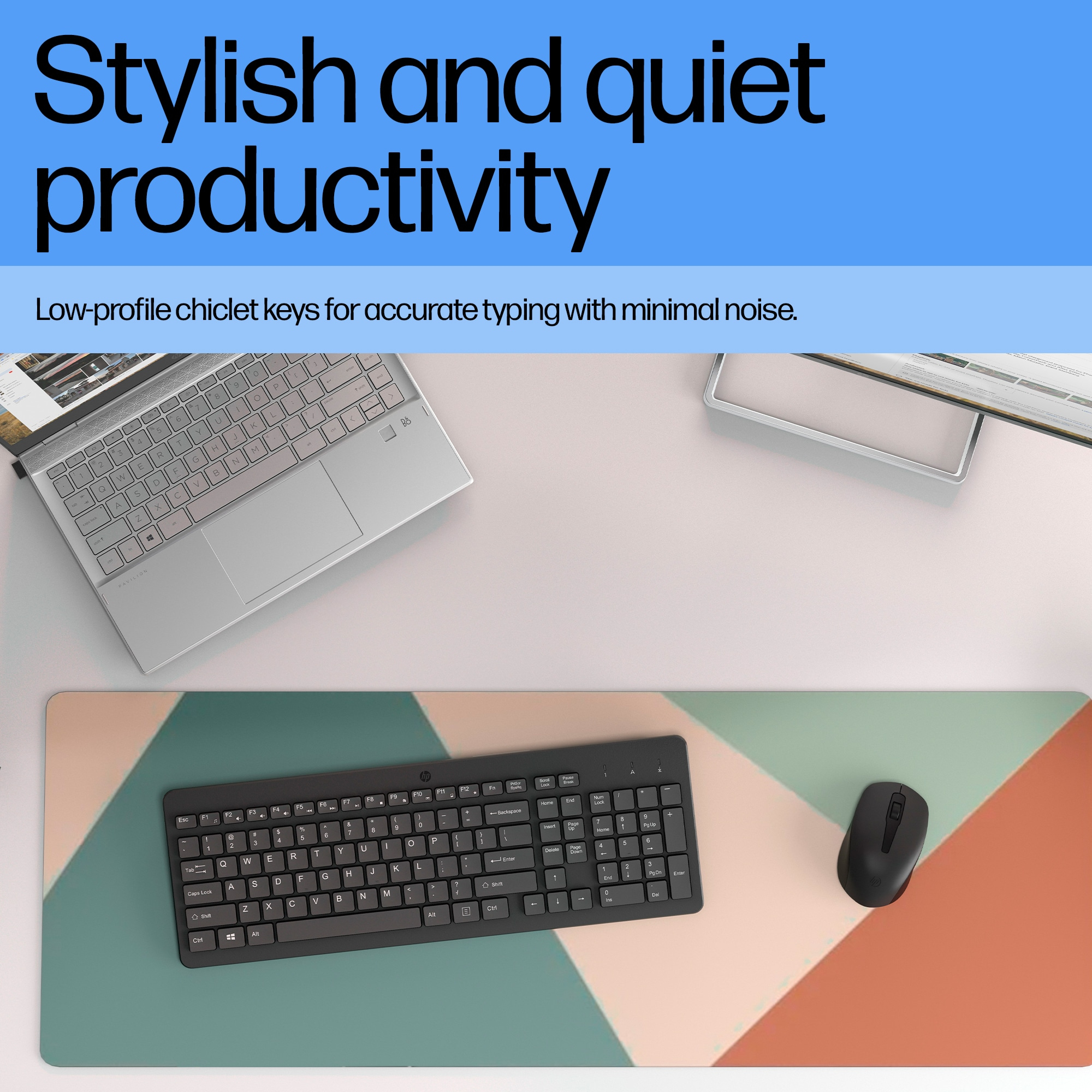 HP 225 - Tastatur - 2,5-Zonen-Layout - kabellos