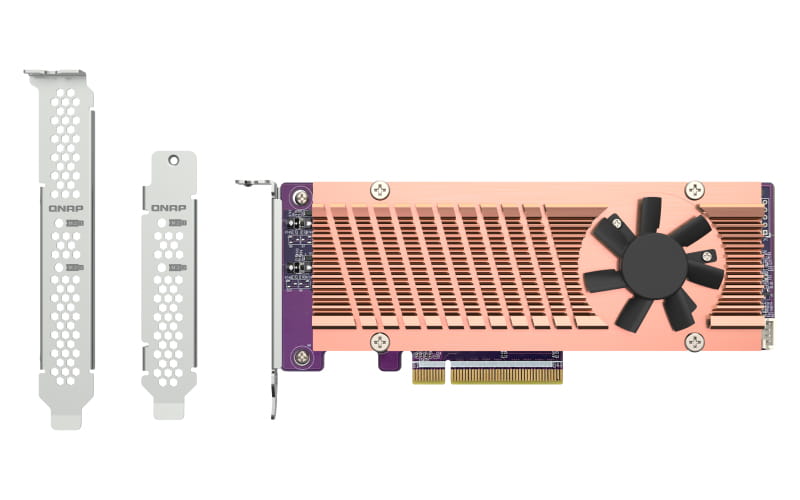 QNAP QM2-2P-384A - Speicher-Controller - PCIe