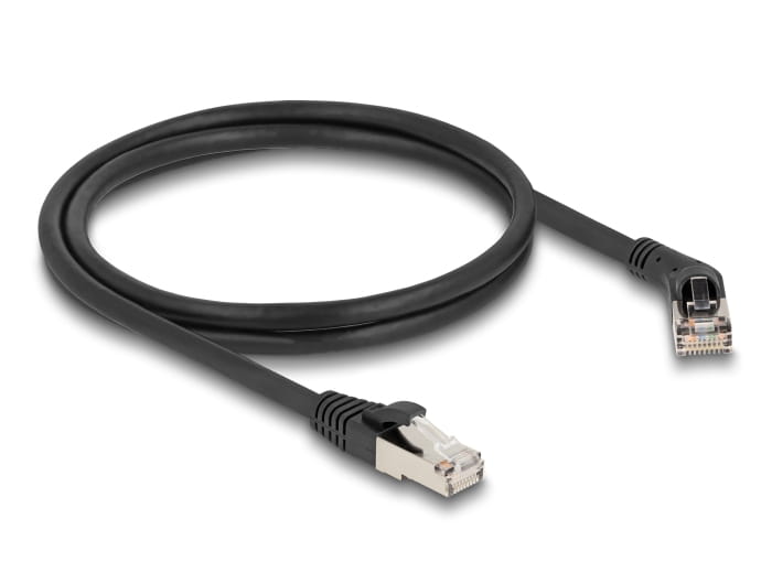 Delock Patch-Kabel - RJ-45 (M) nach rechts abgewinkelt zu RJ-45 (M)