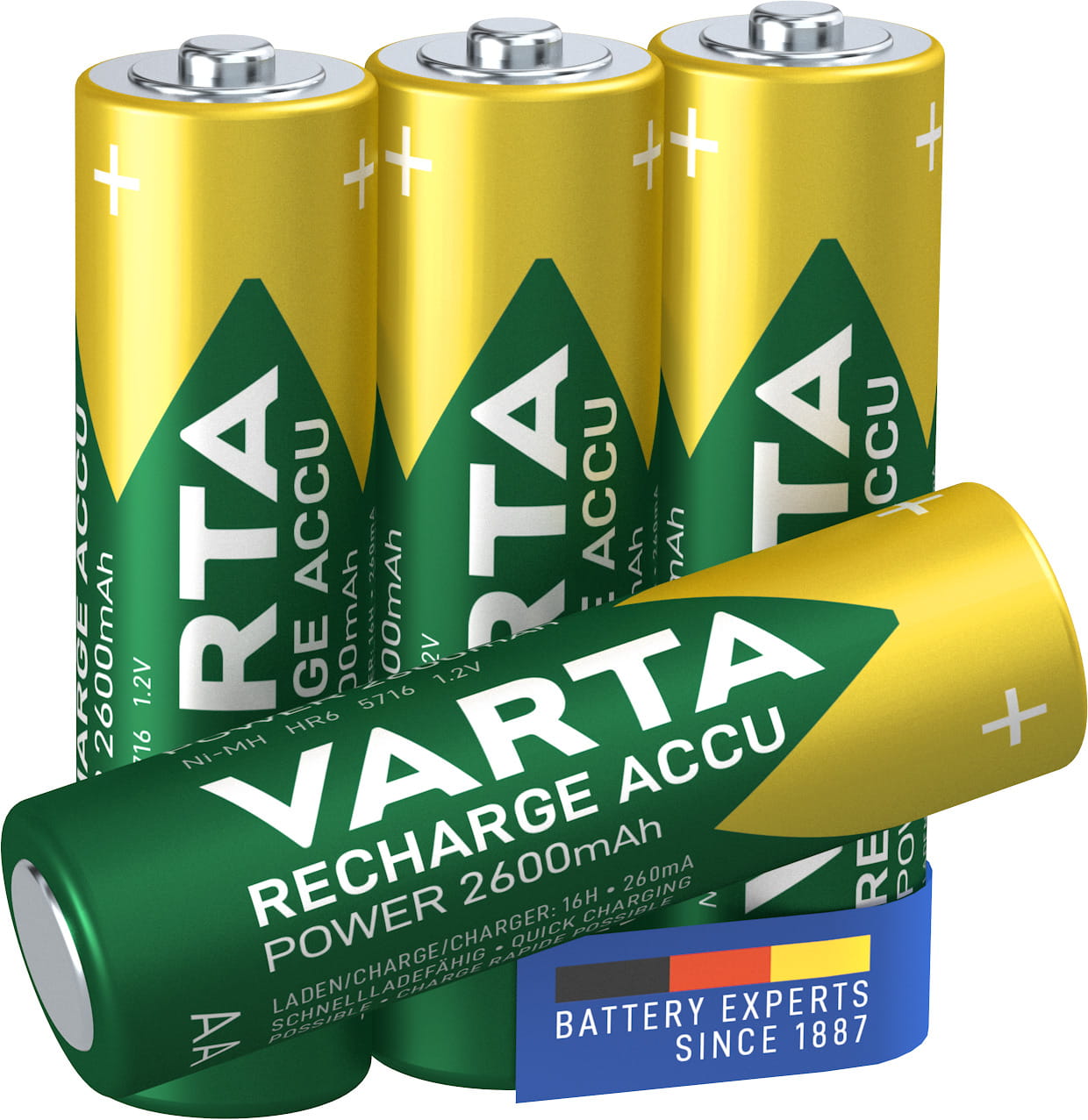 Varta Professional Accu - Batterie 4 x AA-Typ