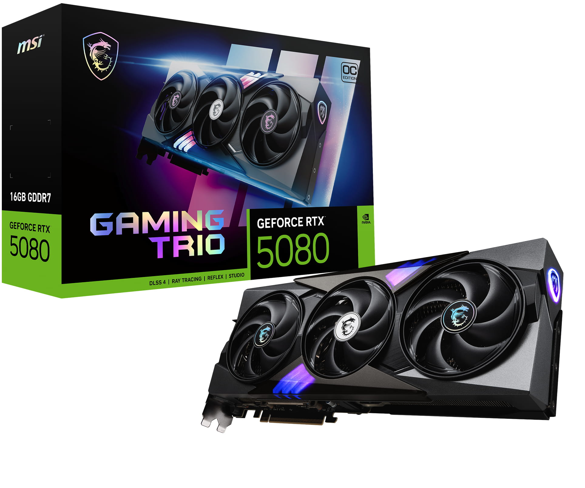 MSI GeForce RTX 5080 16G GAMING TRIO OC - Grafikkarte