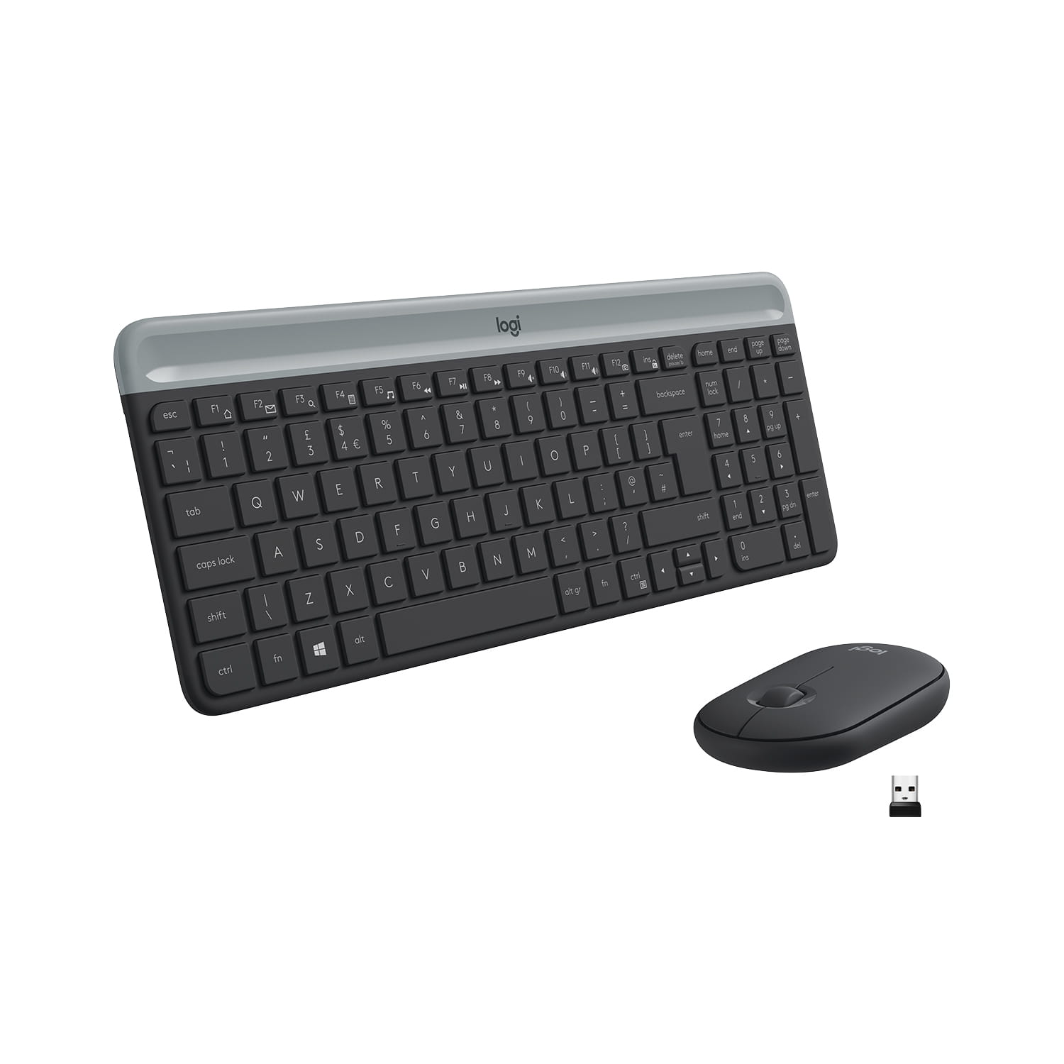 Logitech Slim Wireless Combo MK470 - Tastatur-und-Maus-Set