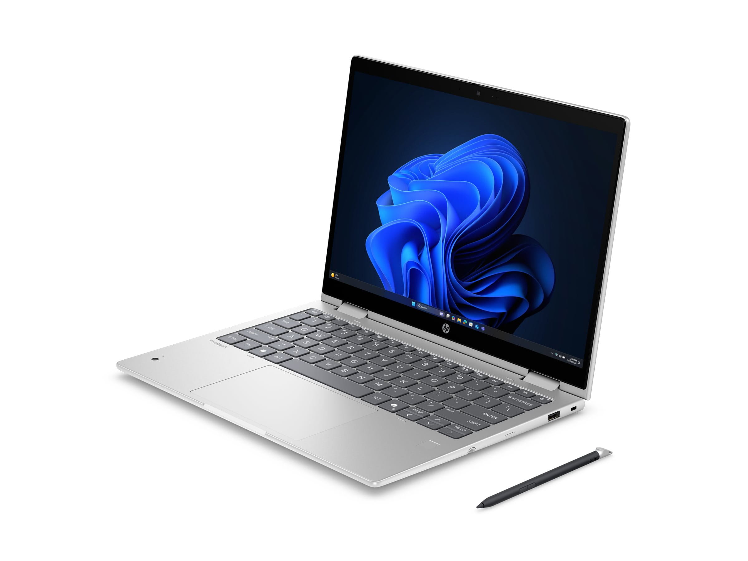 HP ProBook 4 Flip G2i Notebook - Flip-Design - Intel Core 5 320 / 1.5 GHz - Win 11 Pro - Intel Graphics - 16 GB RAM - 512 GB SSD NVMe - 33.8 cm (13.3")