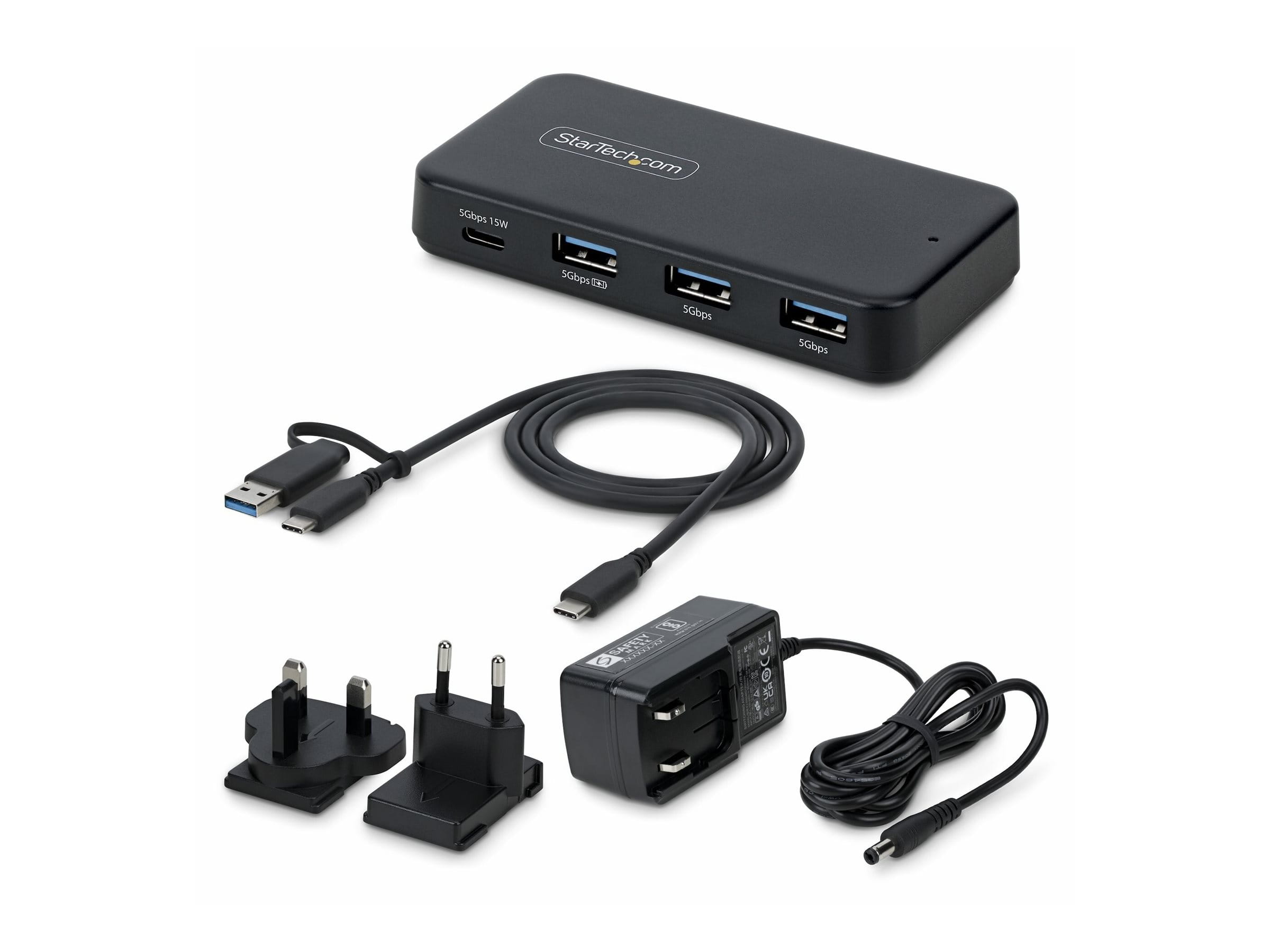 StarTech.com Hub - 3 x SuperSpeed USB 3.0 + 1 x USB-C (Spannungsversorgung)