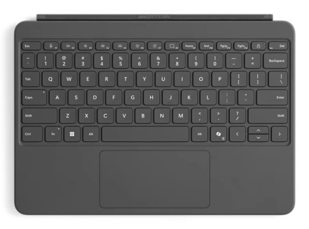 Microsoft Surface EP2-00428, QWERTZ, Deutsch, Touchpad, Mechanischer Switch, Microsoft, Surface Pro 12" geöffnet