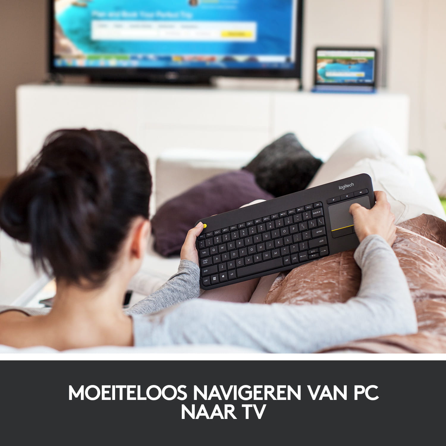 Logitech Wireless Touch Keyboard K400 Plus