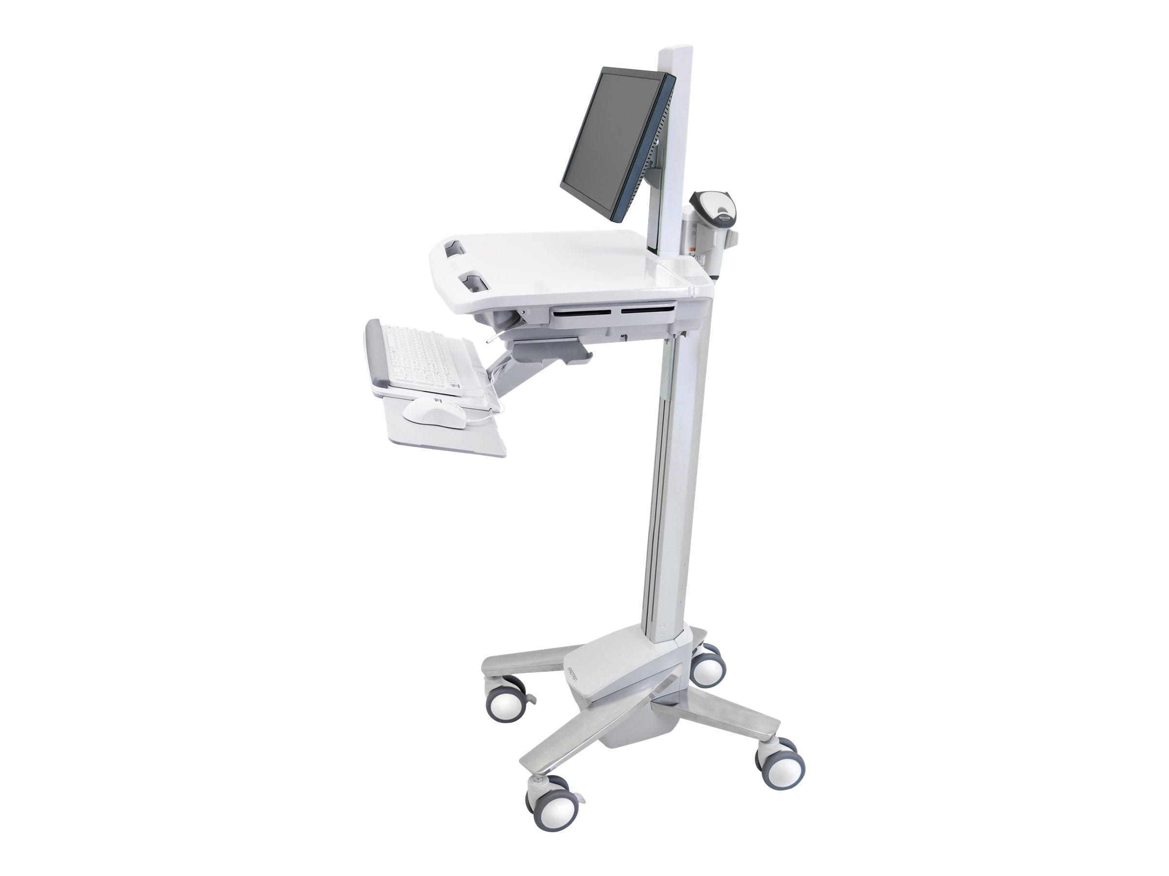 Ergotron sv40 - Wagen - Konstante Krafttechnologie - für LCD-Display / PC-Ausrüstung - mit LCD-Drehpunkt - verriegelbar - medizinisch - Aluminium, verzinker Stahl, hochwertiger Kunststoff - Grau, weiß, Polished Aluminum - Bildschirmgröße: bis zu 61 Ergotron sv40 - Wagen - Konstante Krafttechnologie - für LCD-Display / PC-Ausrüstung - mit LCD-Drehpunkt - verriegelbar - medizinisch - Aluminium, verzinker Stahl, hochwertiger Kunststoff - Grau, weiß, Polished Aluminum - Bildschirmgröße: bis zu 61