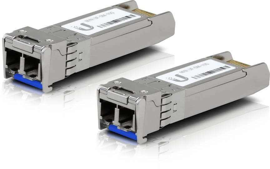 Ubiquiti UACC-OM-SM-10G-D - SFP+-Transceiver-Modul - 10GbE - LC Single-Modus - bis zu 10 km - 1310 nm (Packung mit 2)