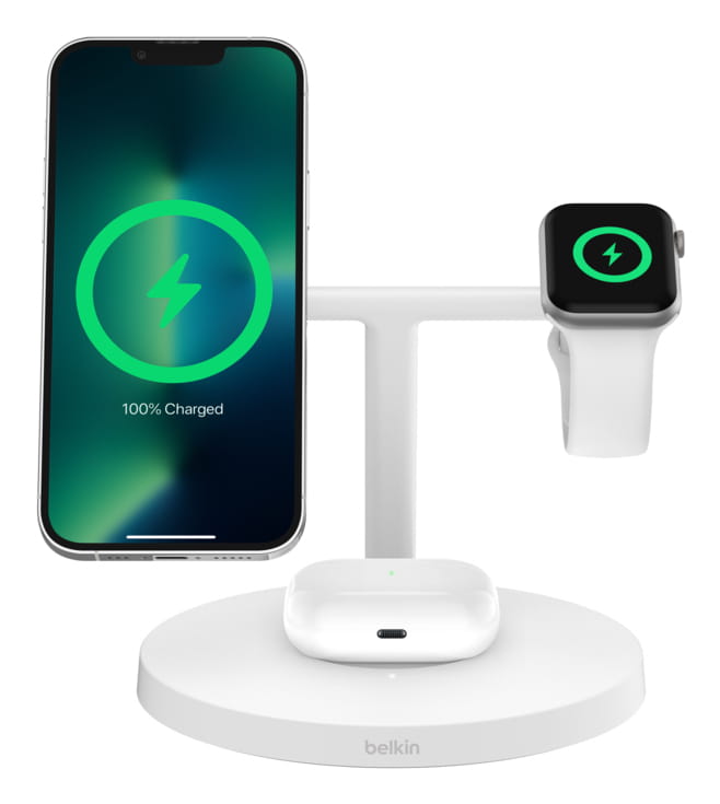 Belkin BoostCharge Pro 3-in-1 - Kabelloses Ladegerät
