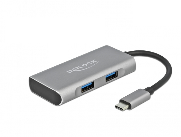 Delock Hub - 3 x USB 3.2 Gen 2 + 1 x USB-C