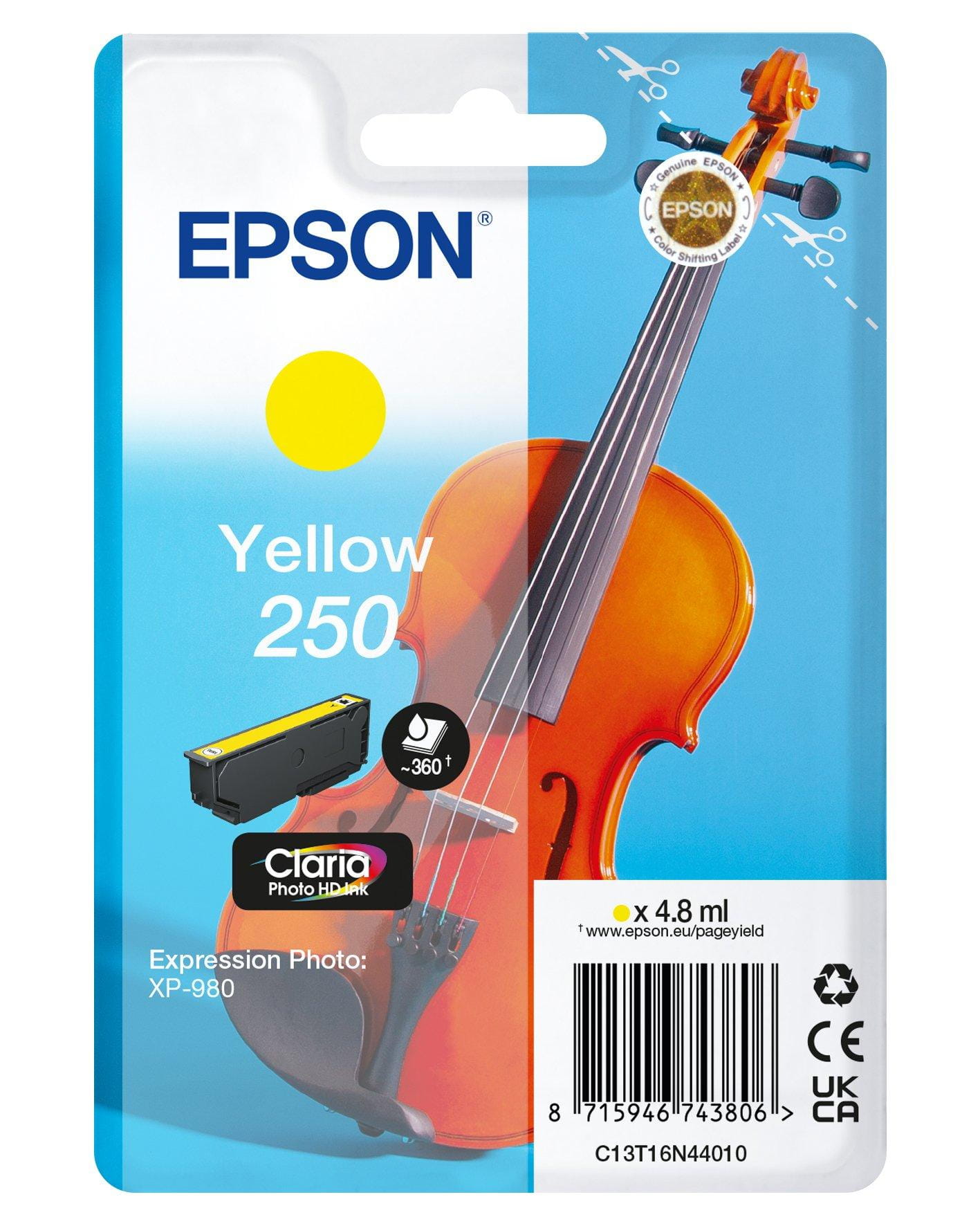 Epson 250 - 4.8 ml - Gelb - original - Blisterverpackung