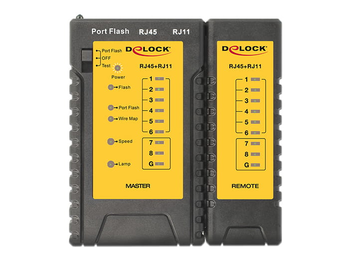 Delock Cable Tester + Portfinder - Netzwerktester-Set